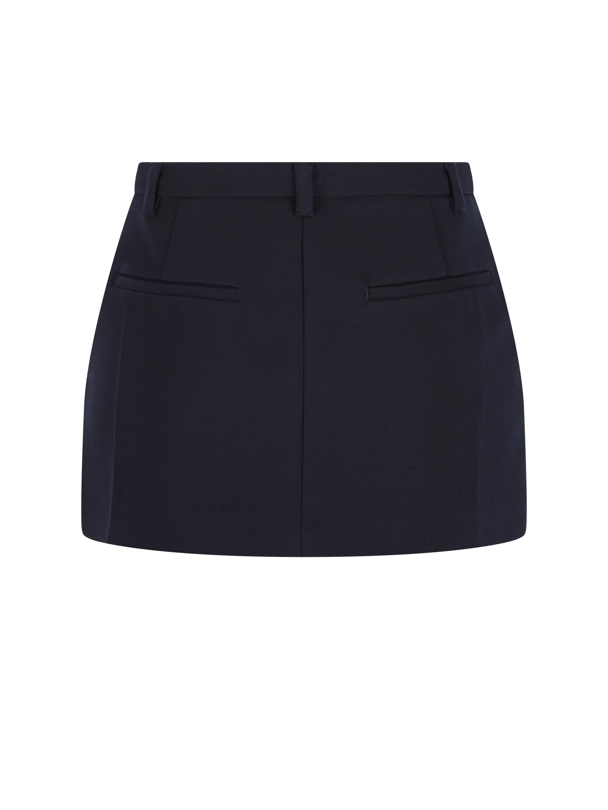 Оригінальна Knit Miniskirt Milano Miu miu – вид ззаду