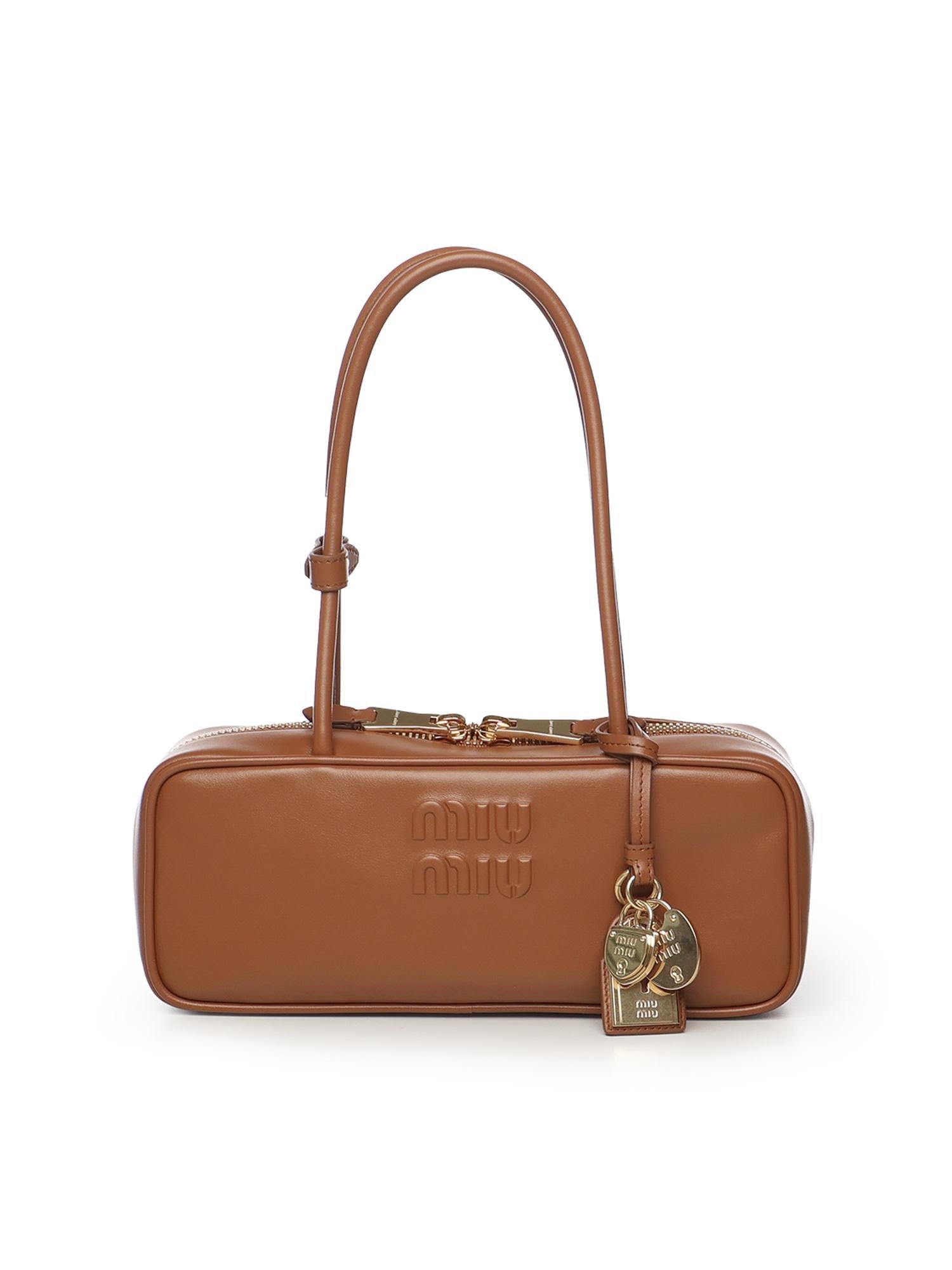 Mini Bag Beau In Pelle Miu miu – Гарантія оригінальності – боковий вид