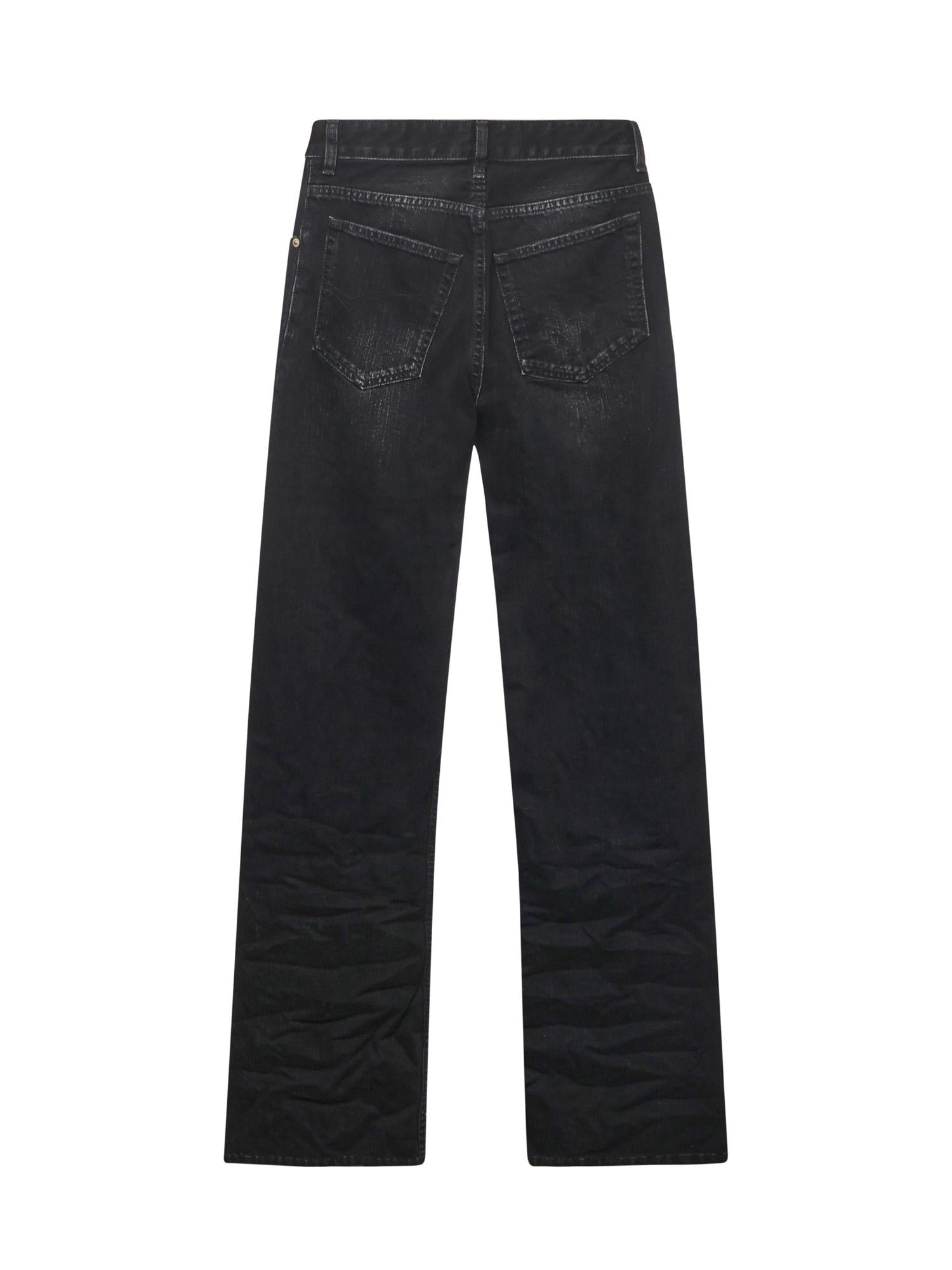 Оригінальна Jeans A Gamba Ampia In Denim Balenciaga – детальний вид