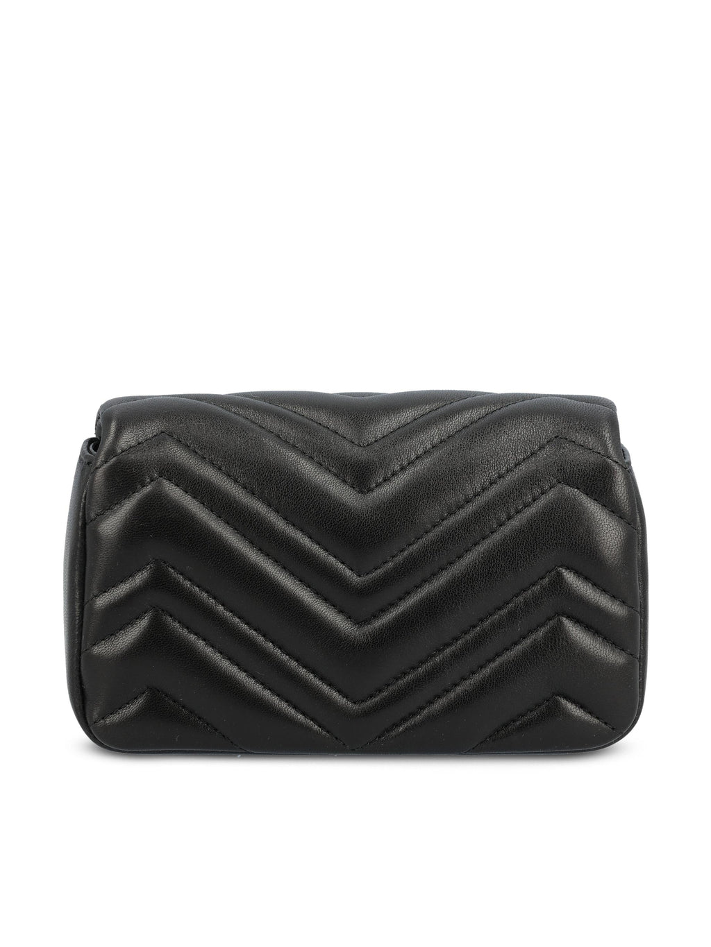 Mini Borsa A Spalla Gg Marmont Gucci – Гарантія оригінальності – вид ззаду