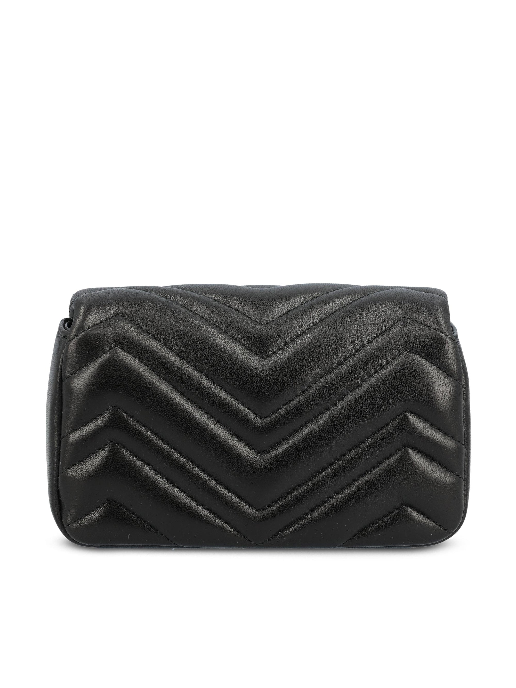 Mini Borsa A Spalla Gg Marmont Gucci – Гарантія оригінальності – вид ззаду