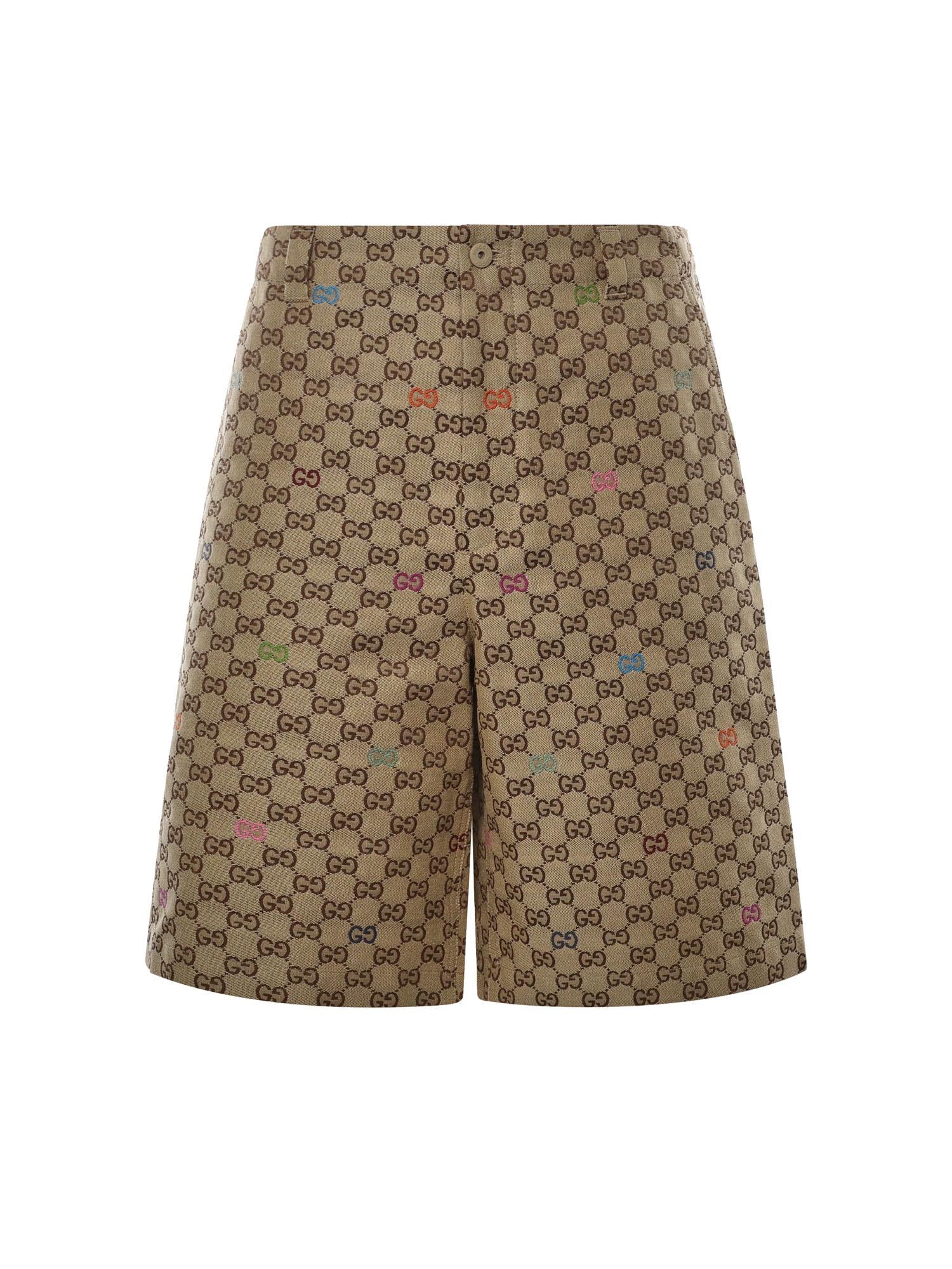 Оригінальна Shorts In Tessuto Gg Gucci – боковий вид