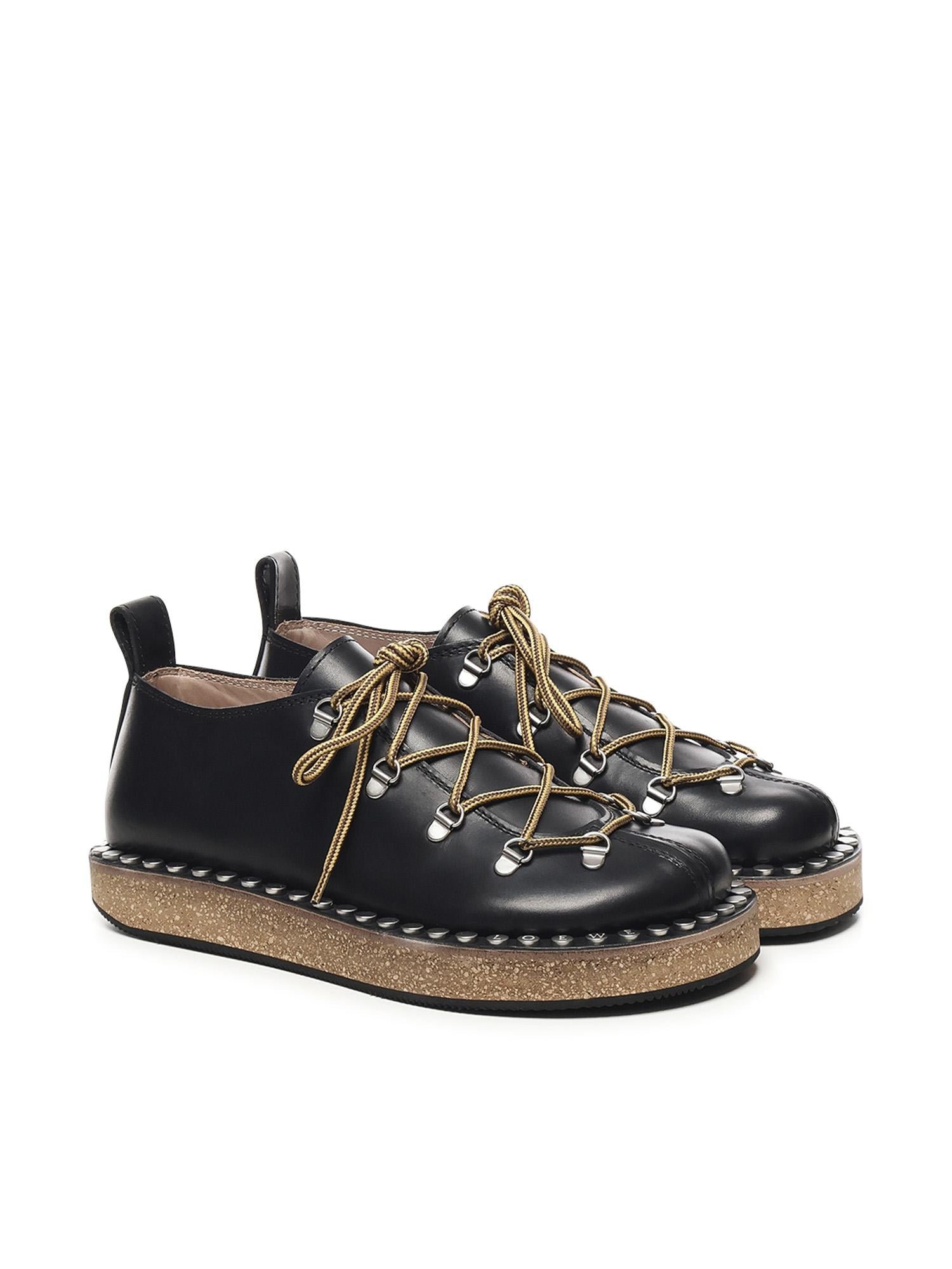 Stringate Rivet In Pelle DI Vitello Loewe – Гарантія оригінальності – вид ззаду