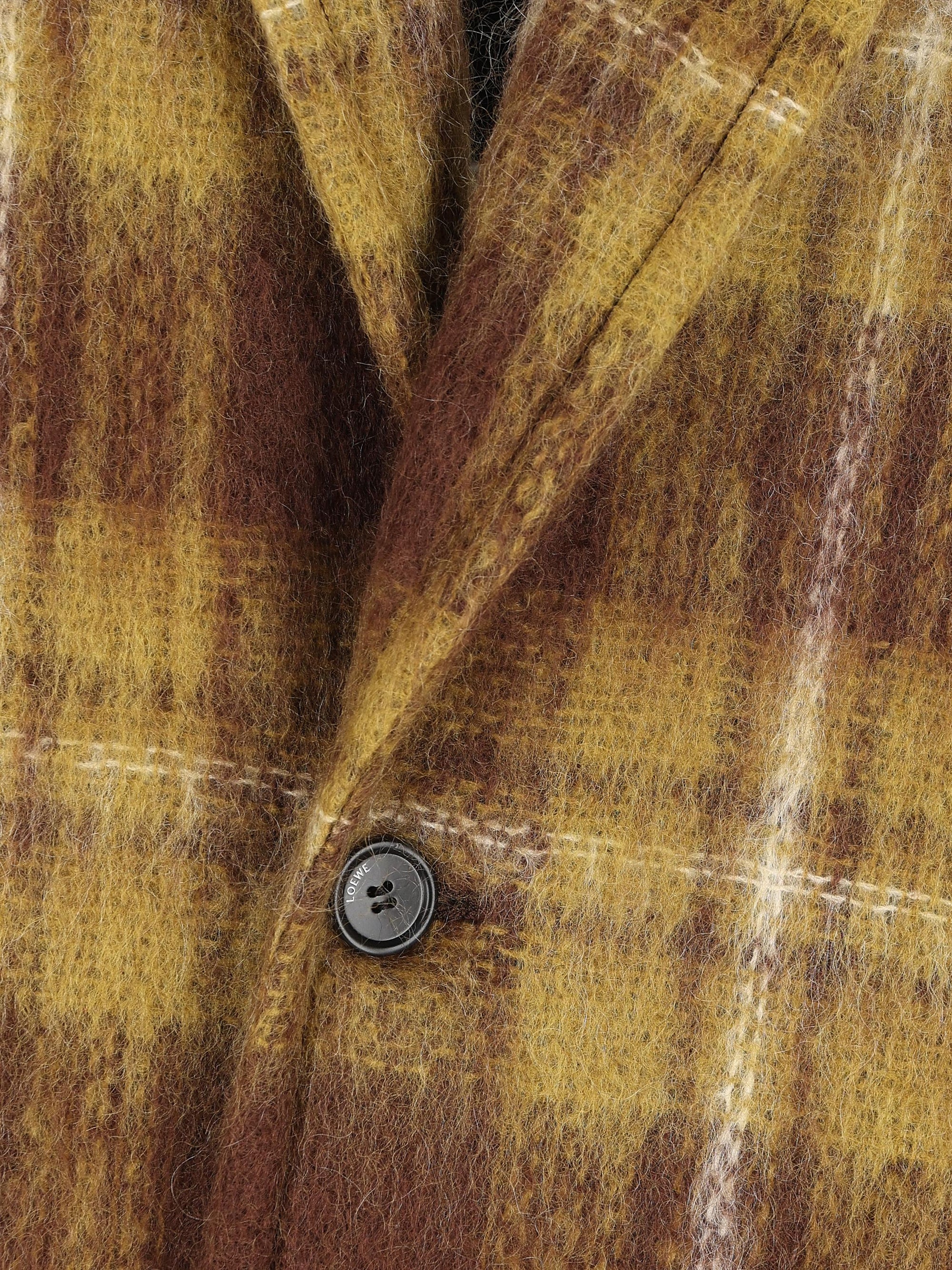 Оригінальна Coat In Mohair And Wool Blend Loewe – детальний вид