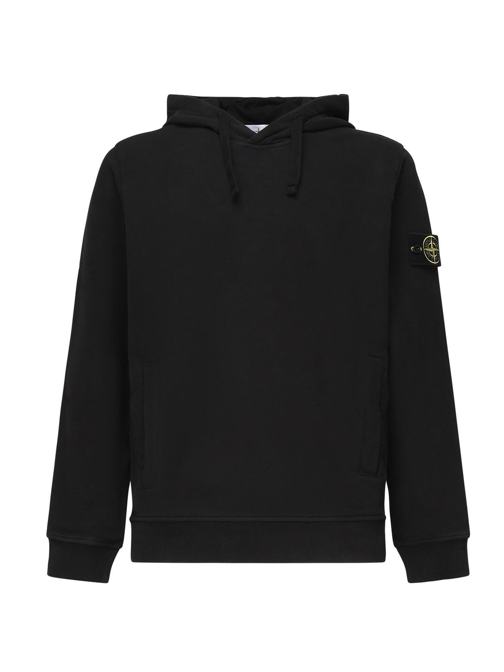 Felpa Con Cappuccio E Logo Stone island – Гарантія оригінальності – боковий вид