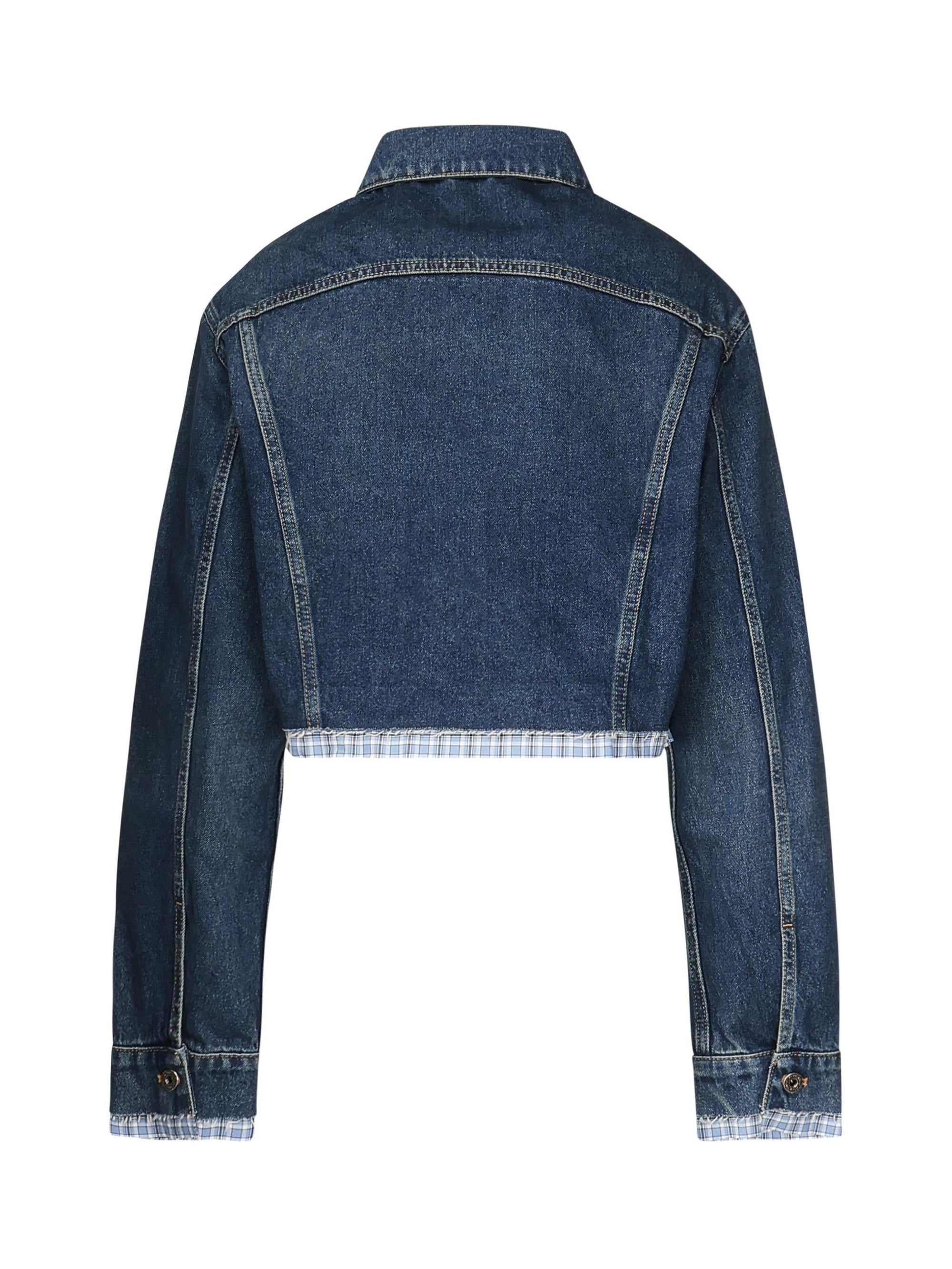 Giacca In Denim E Popeline Miu miu оригінал – Купити в Україні – детальний вид