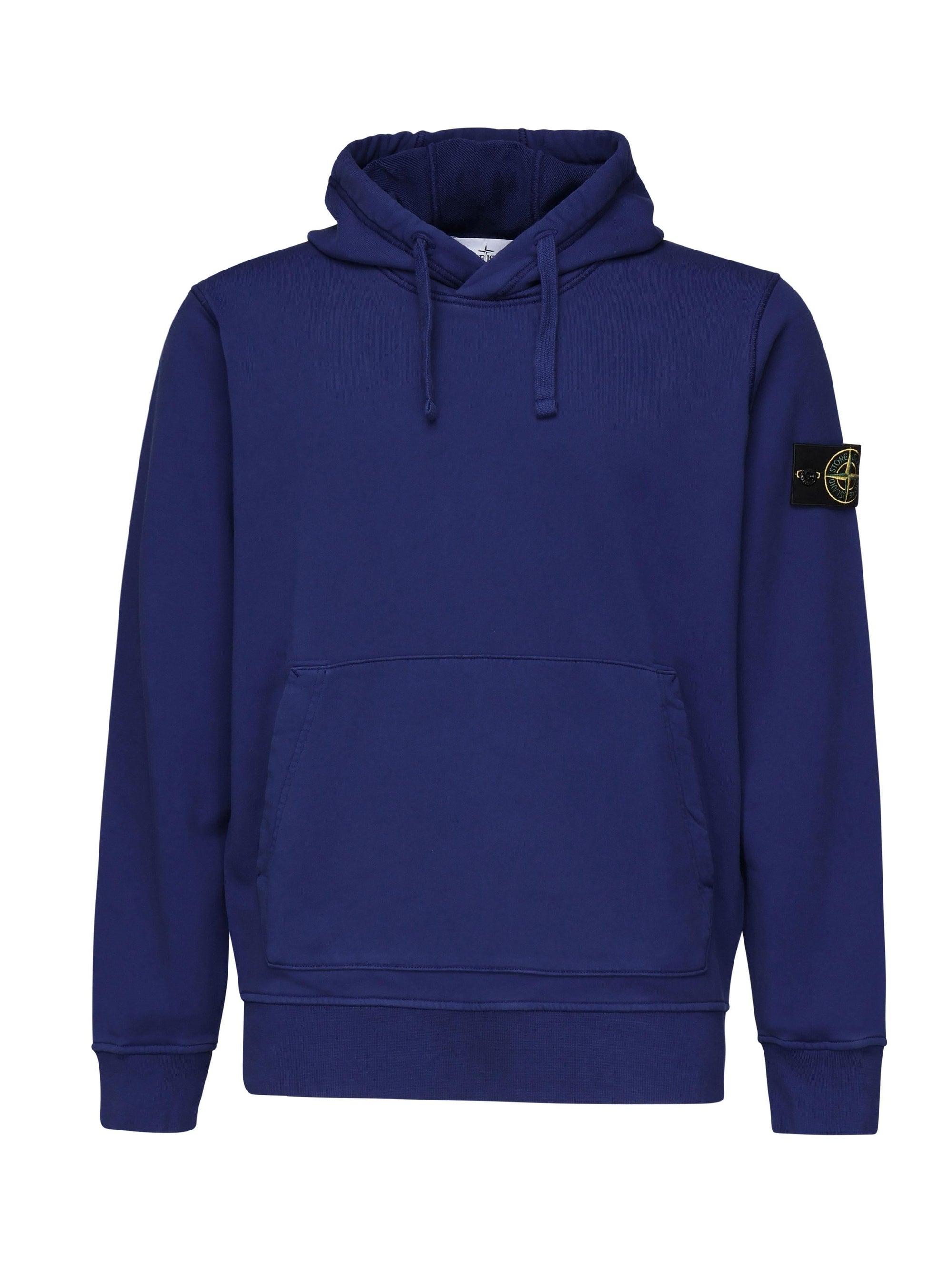Felpa Con Cappuccio Con Coulisse E Tasche Stone island – Гарантія оригінальності – боковий вид