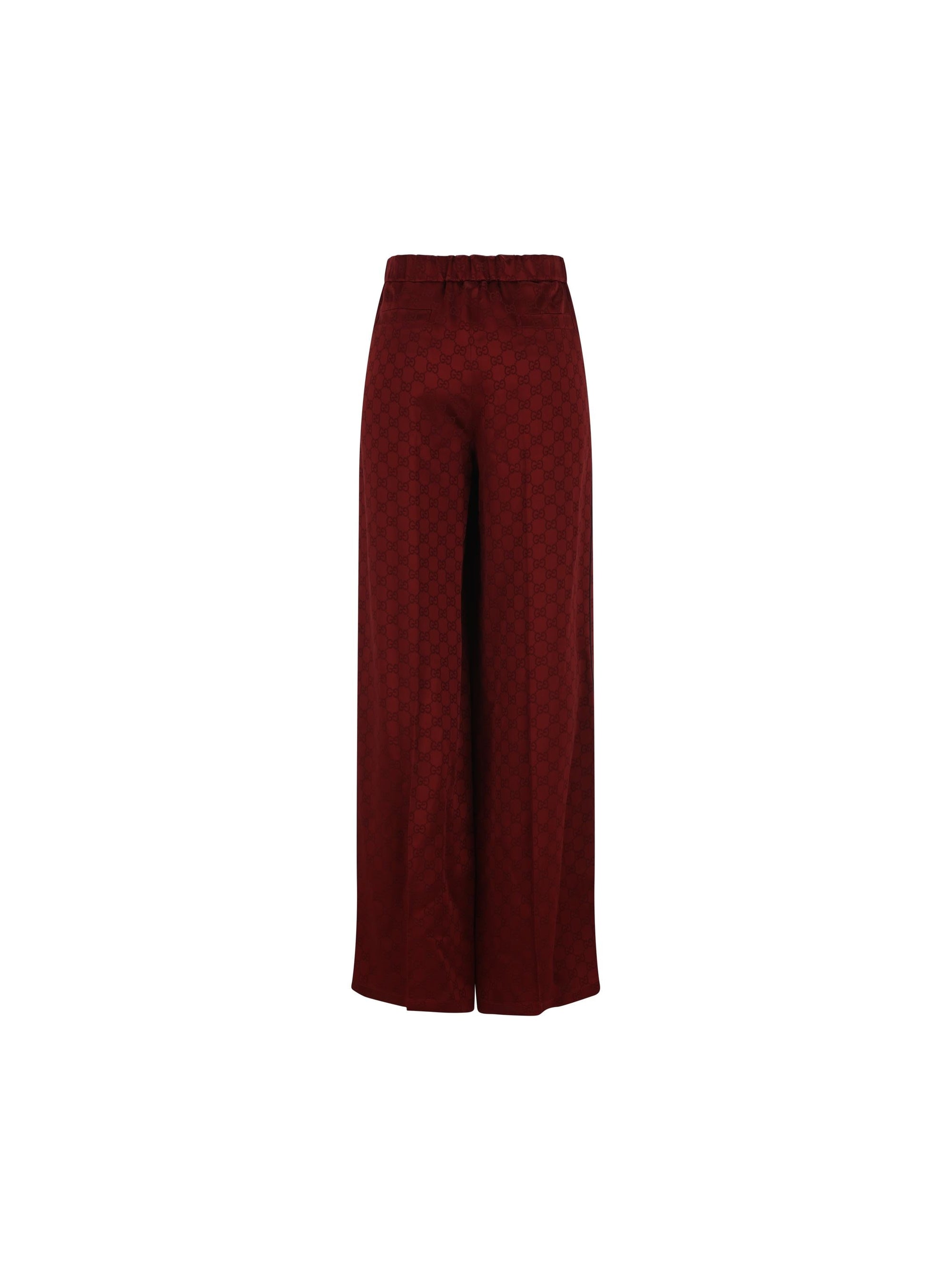 Satin Trousers Gg Gucci – Гарантія оригінальності – вид ззаду