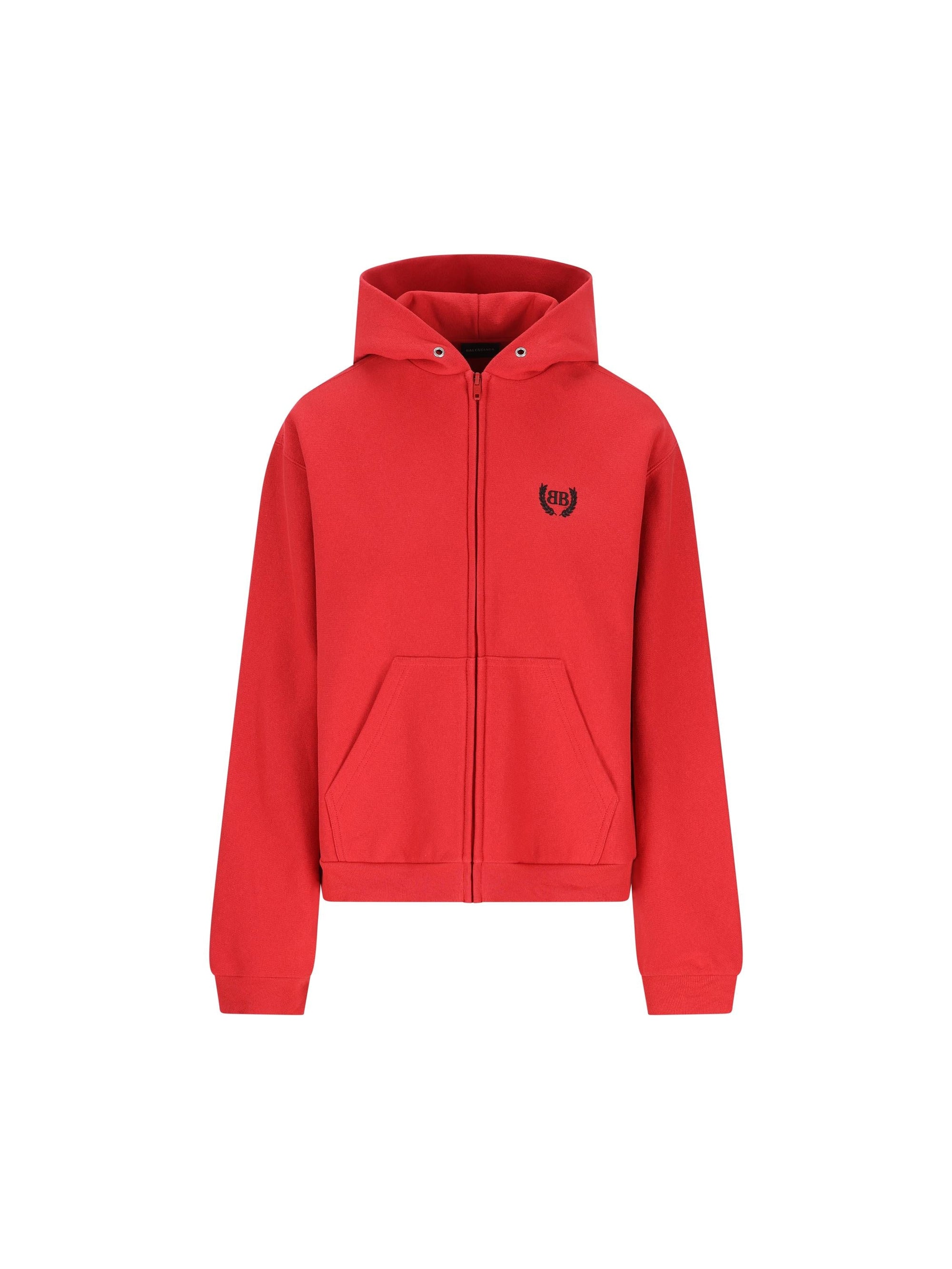 Laurel Classic Zip Hoodie Balenciaga оригінал – Купити в Україні – боковий вид - BALENCIAGA