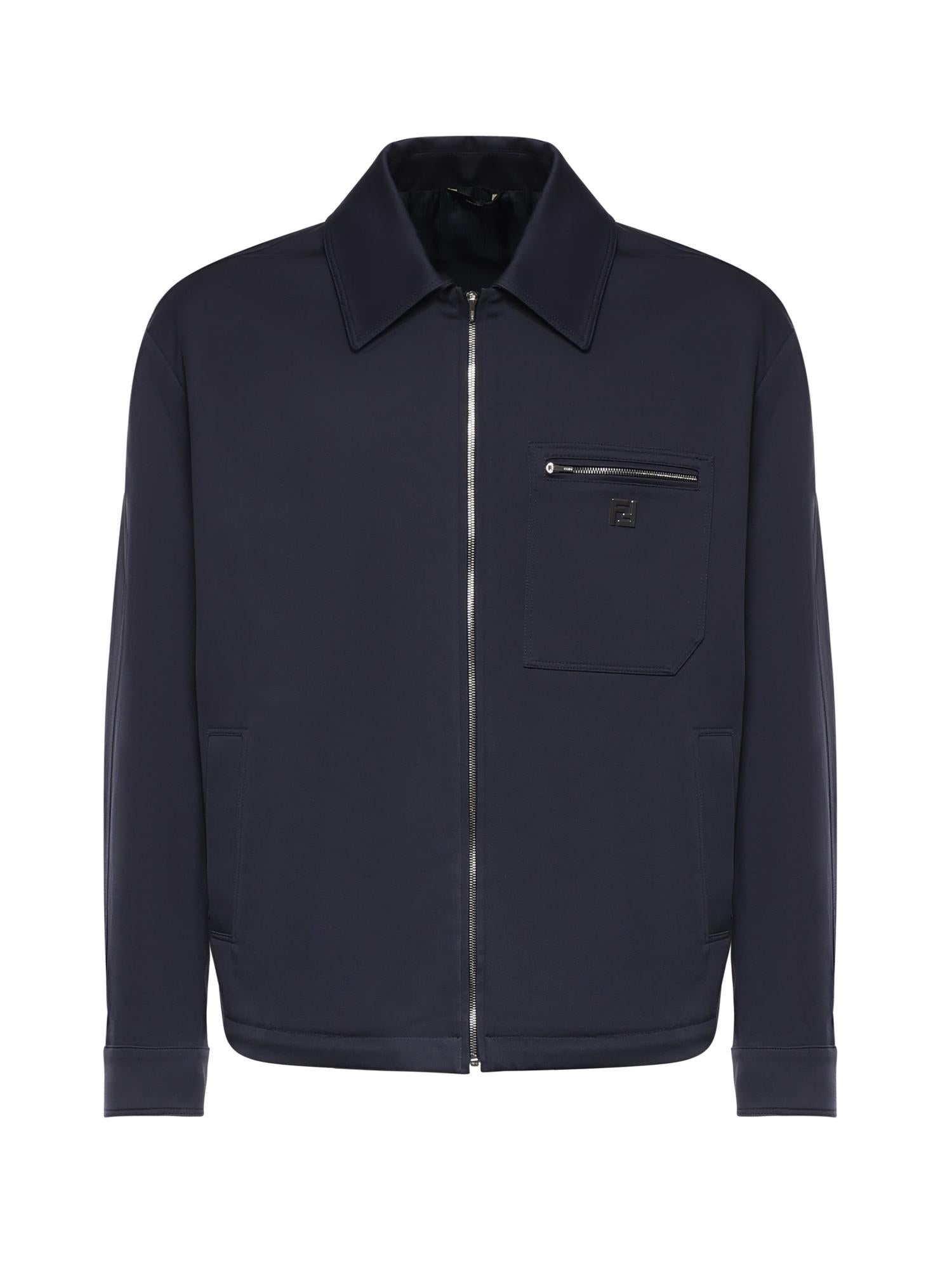 Blouson In Gabardine Con Logo Fendi оригінал – Купити в Україні – боковий вид
