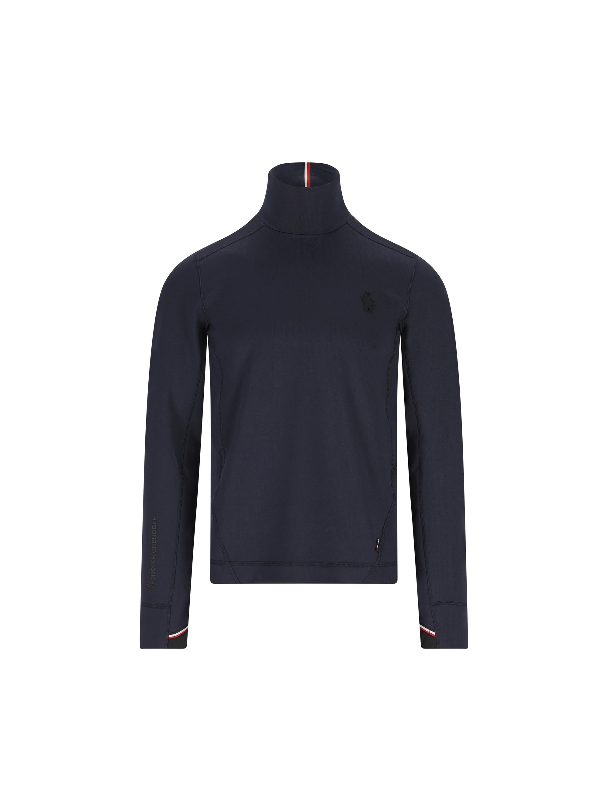 Turtleneck Sweater In Polartec® Moncler – Гарантія оригінальності – боковий вид - MONCLER