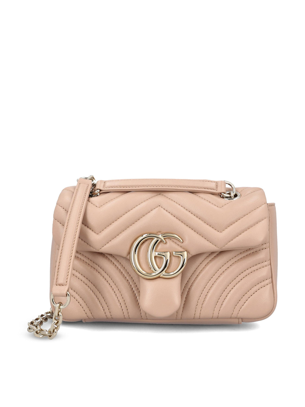 Borsa A Spalla Gg Marmont Piccola Gucci – Гарантія оригінальності – боковий вид