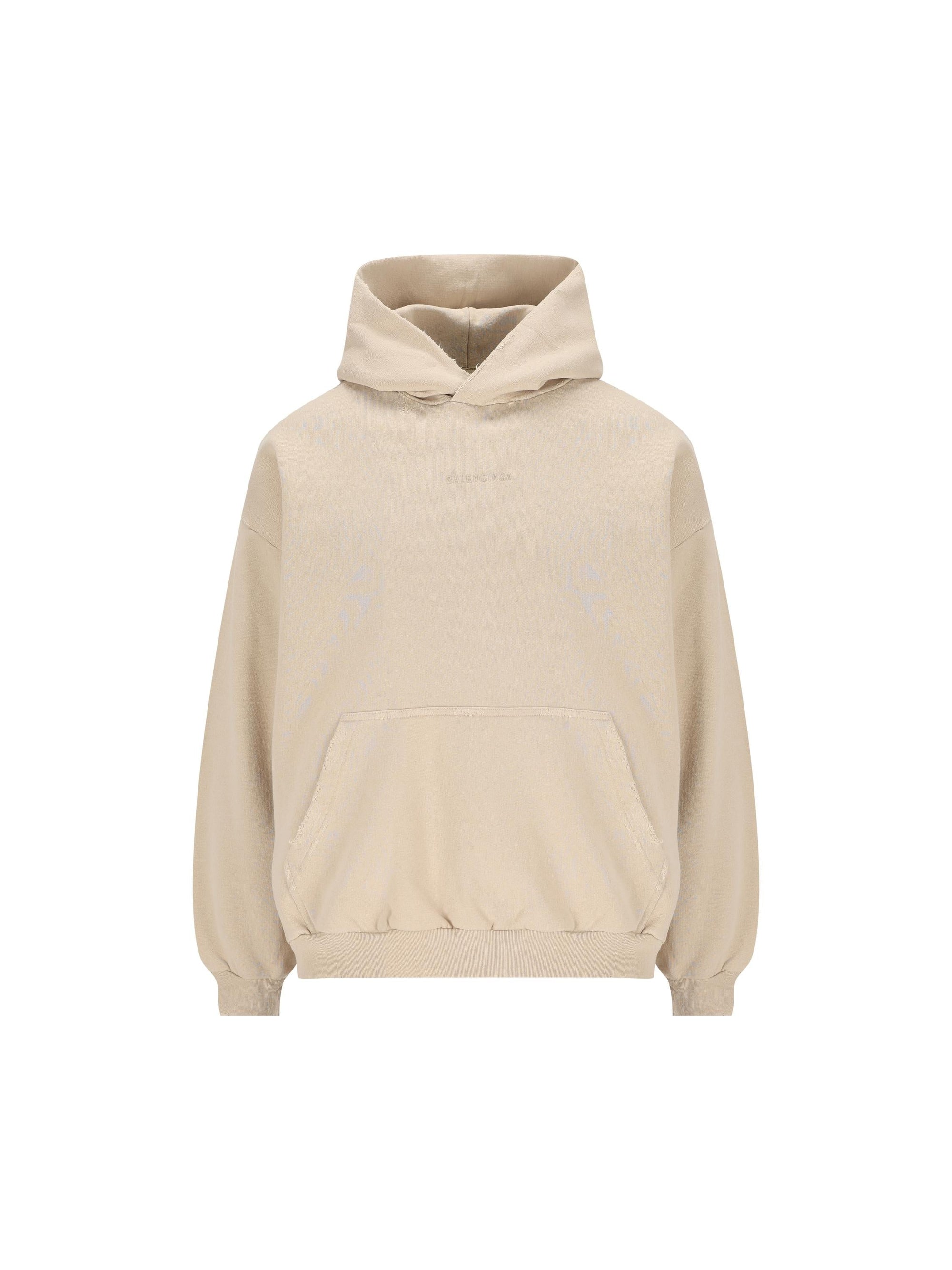 Cotton Sweatshirt Balenciaga – Гарантія оригінальності – боковий вид - BALENCIAGA