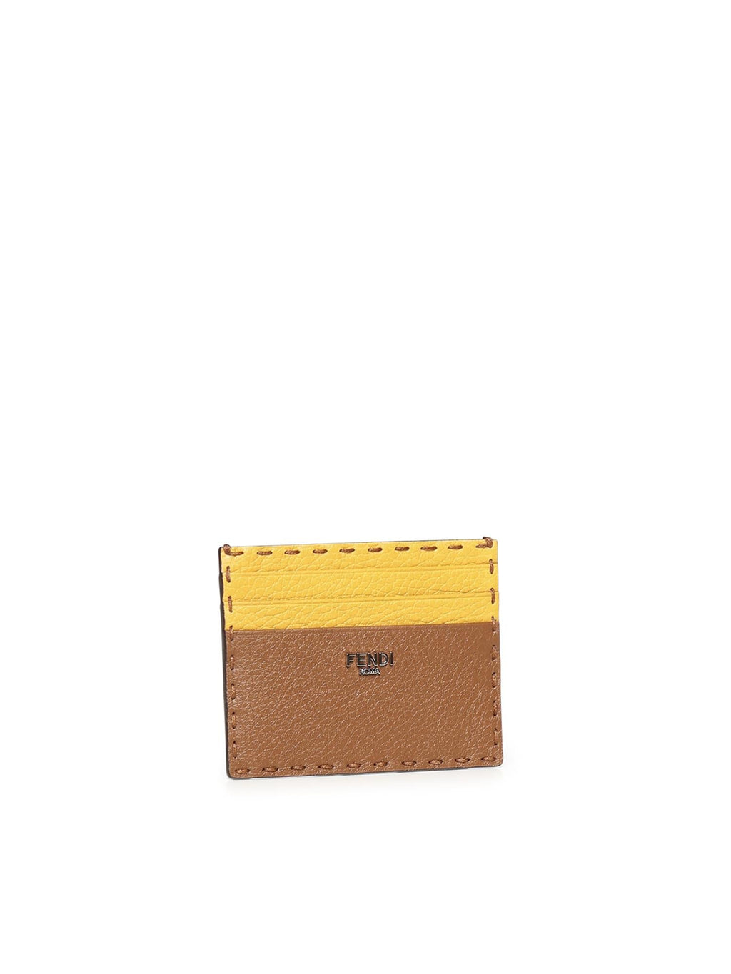 Оригінальна Portacarte Selleria Con Logo Fendi – вид ззаду