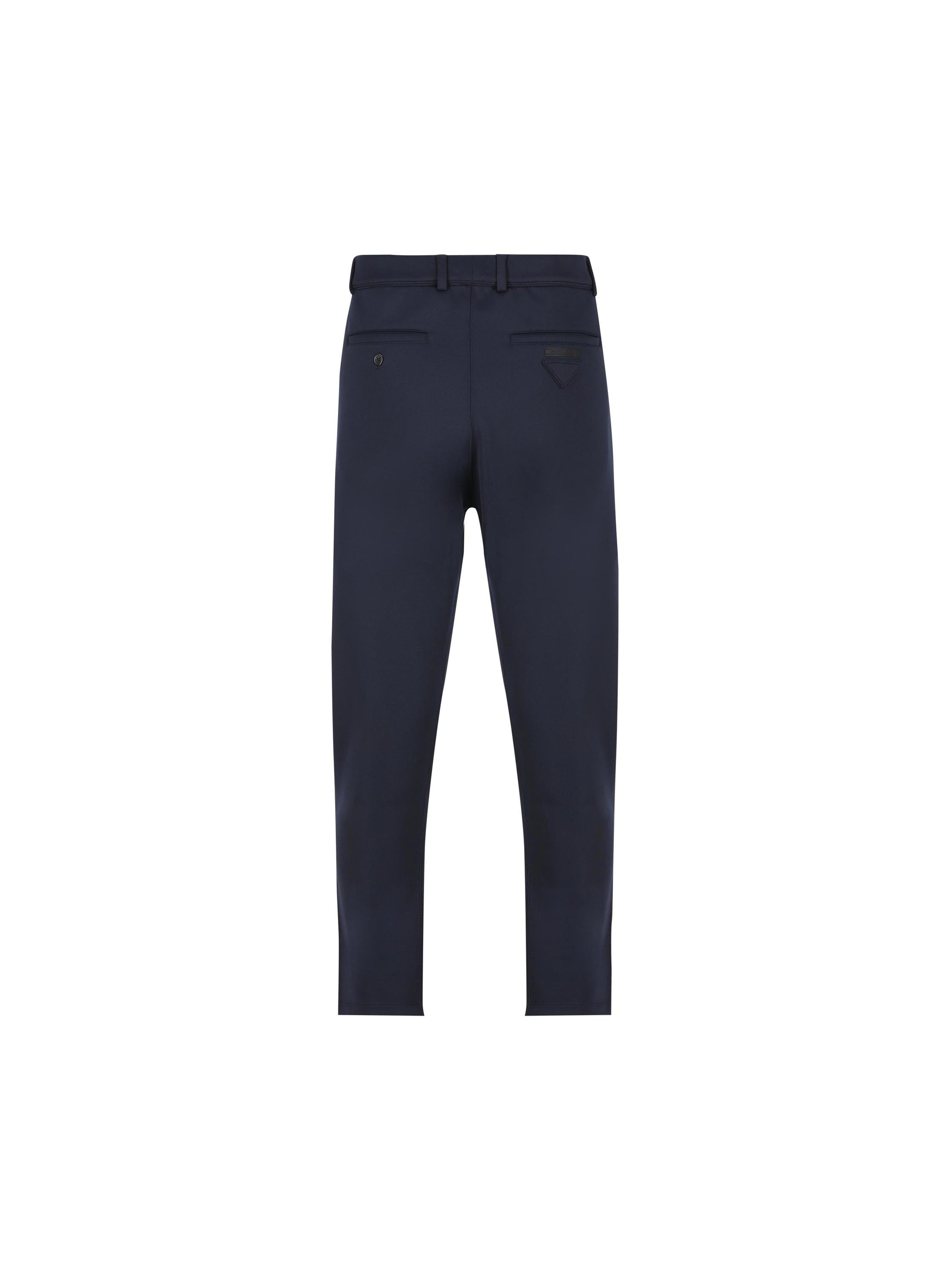 Оригінальна Technical Fabric Trousers Prada – вид ззаду
