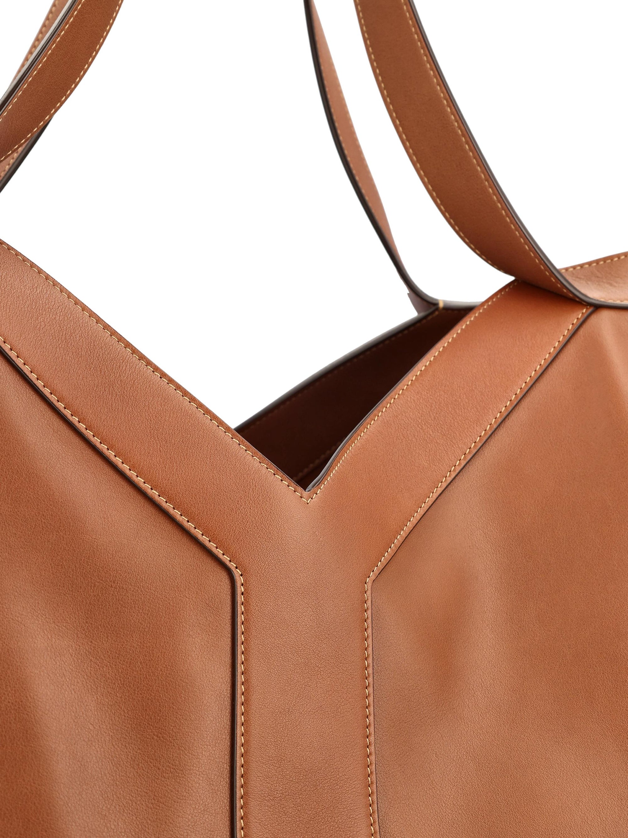 Tote Bag Y Oversize In Leather Saint laurent – Гарантія оригінальності – збільшений вид