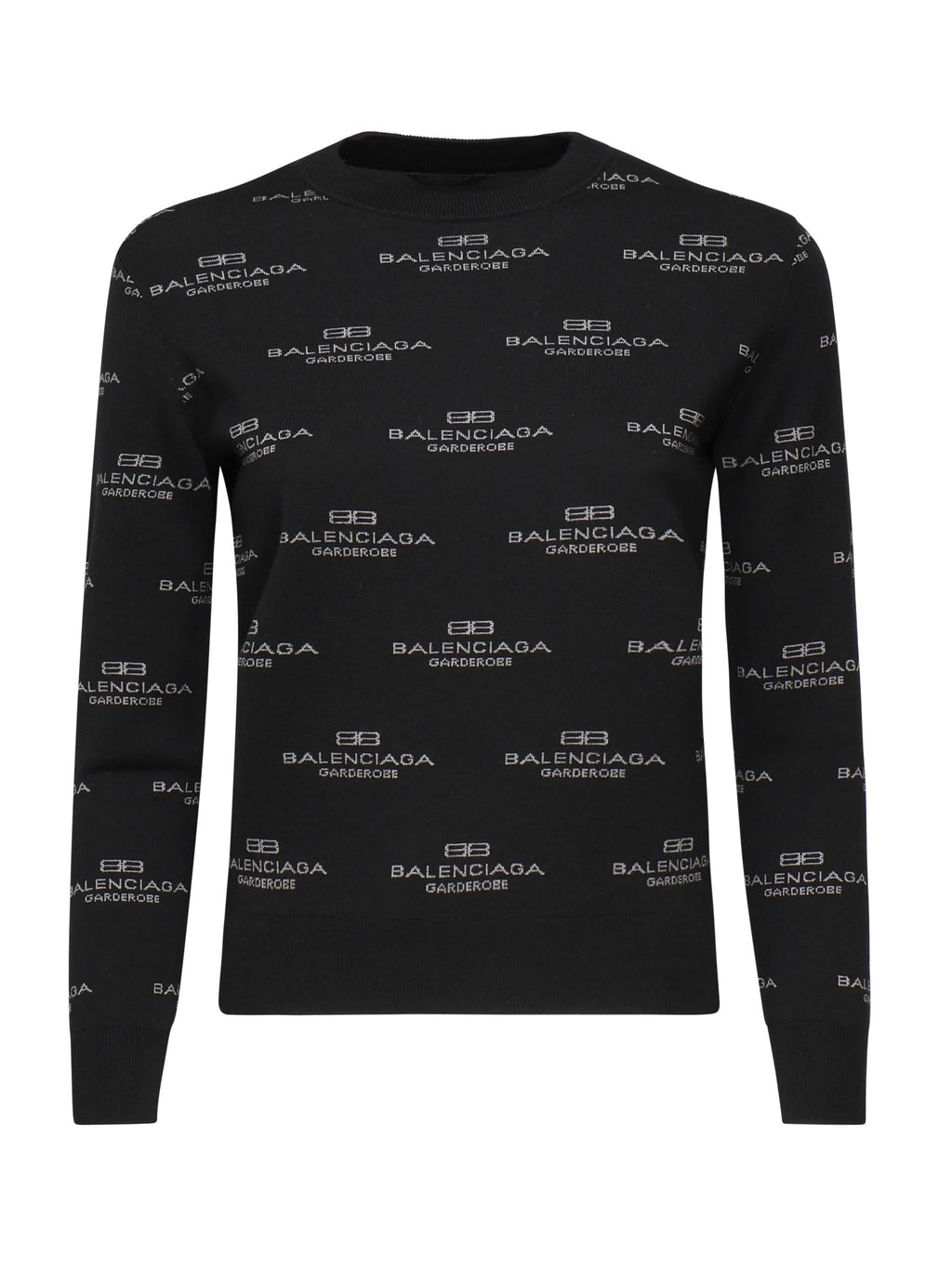 Maglione Con Logo All-Over Balenciaga – Гарантія оригінальності – боковий вид