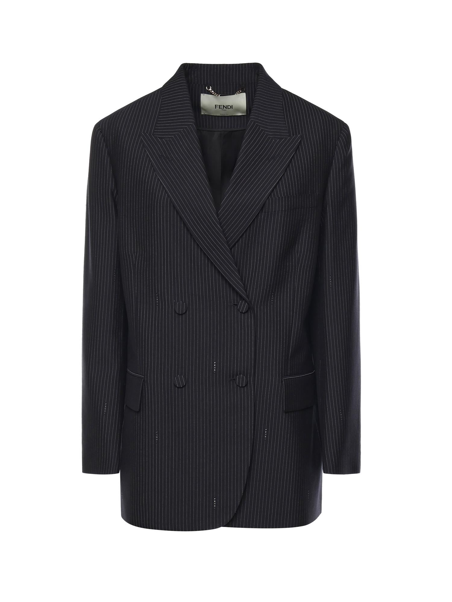Blazer In Lana Gessata Fendi оригінал – Купити в Україні – боковий вид