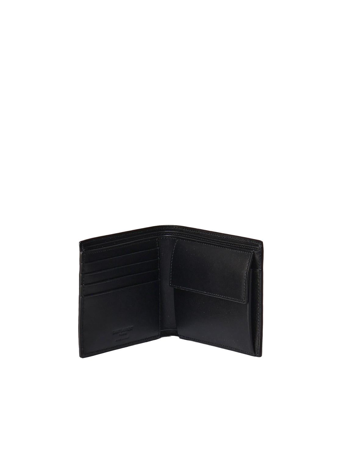 Portafogli Bifold Con Logo Saint laurent – Гарантія оригінальності – збільшений вид