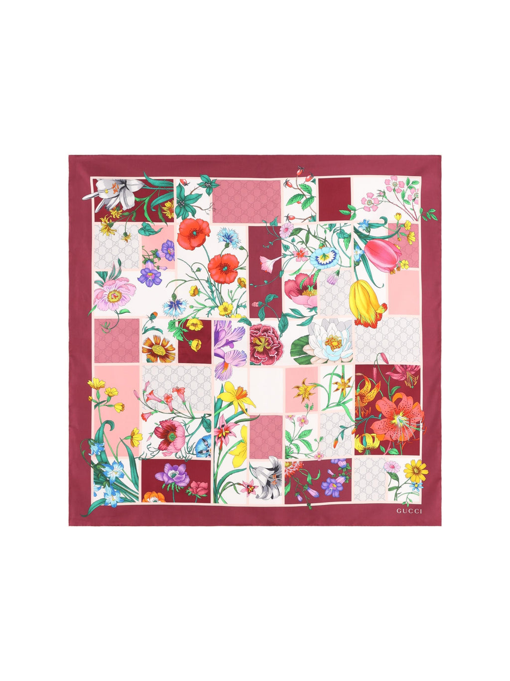 Silk Scarf Gucci – Гарантія оригінальності – боковий вид