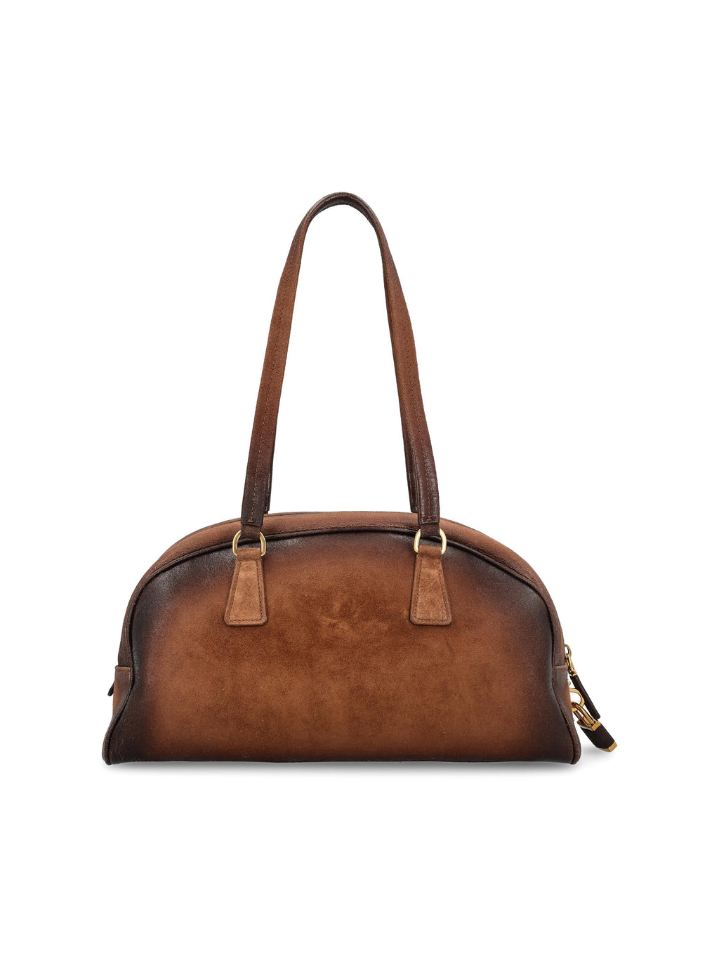 Medium Bowling Bag Prada – Гарантія оригінальності – вид ззаду