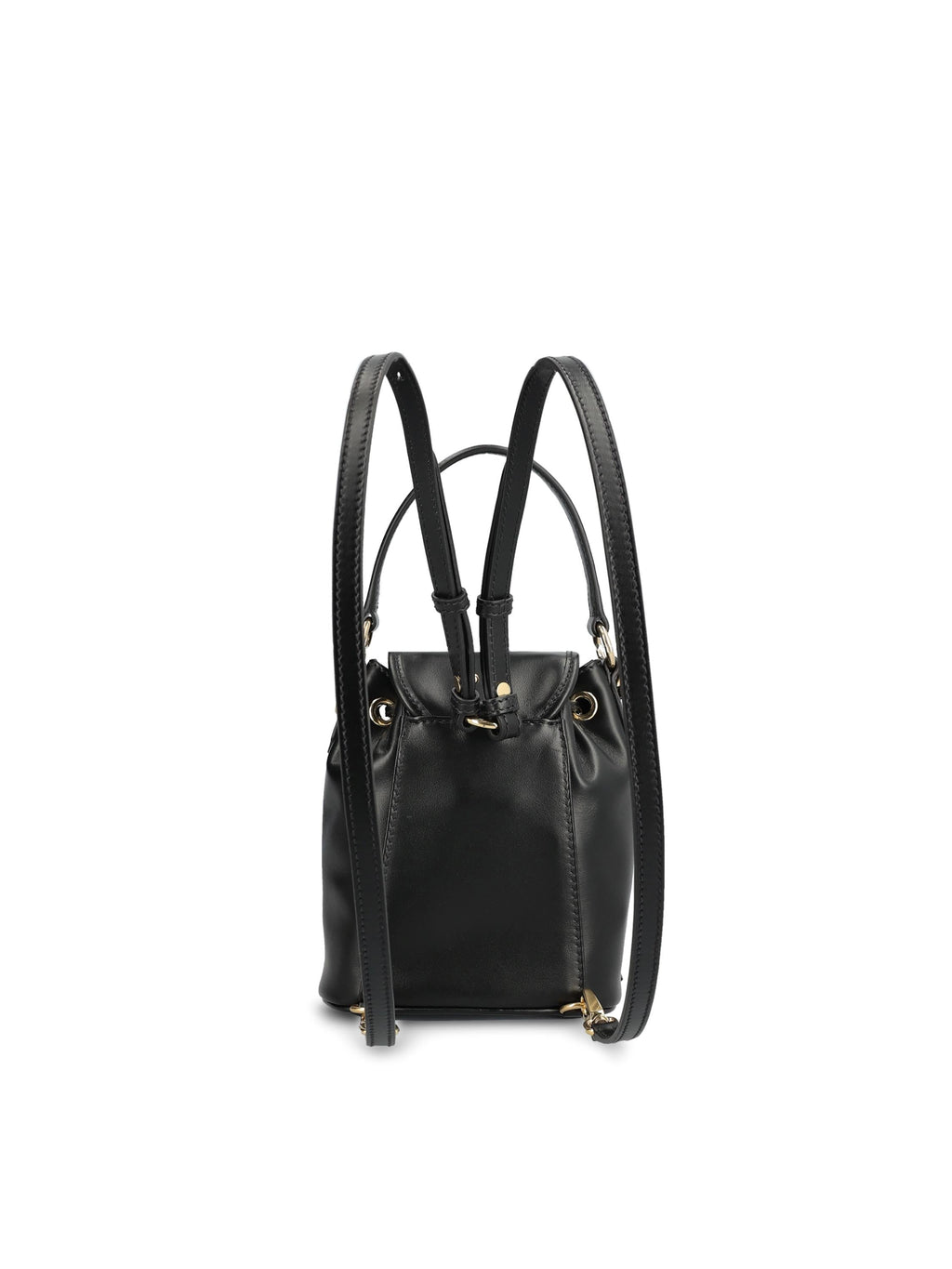 Mini Leather Backpack Miu miu – Гарантія оригінальності – вид ззаду