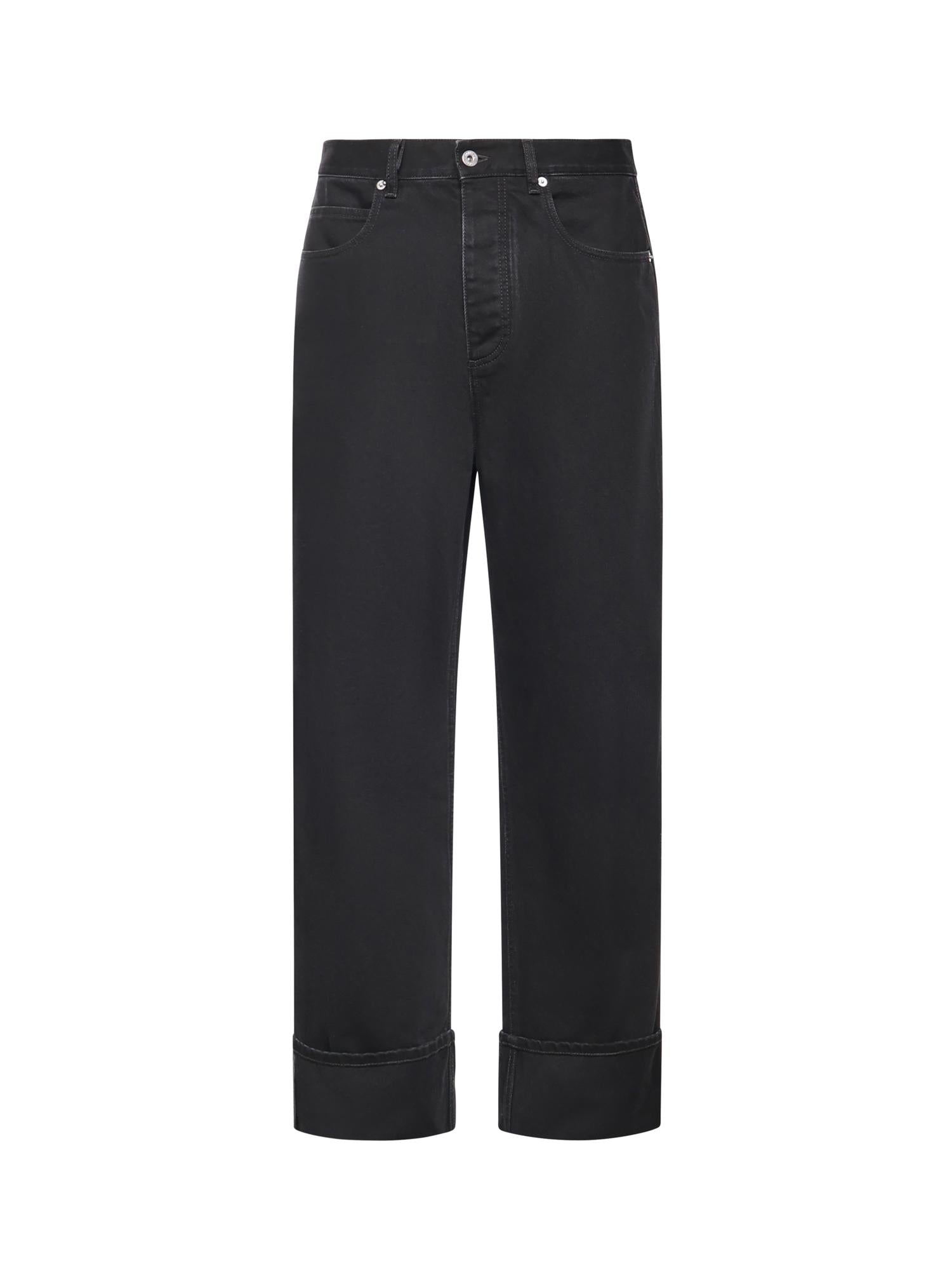 Jeans Con Risvolto In Denim Bottega veneta оригінал – Купити в Україні – боковий вид