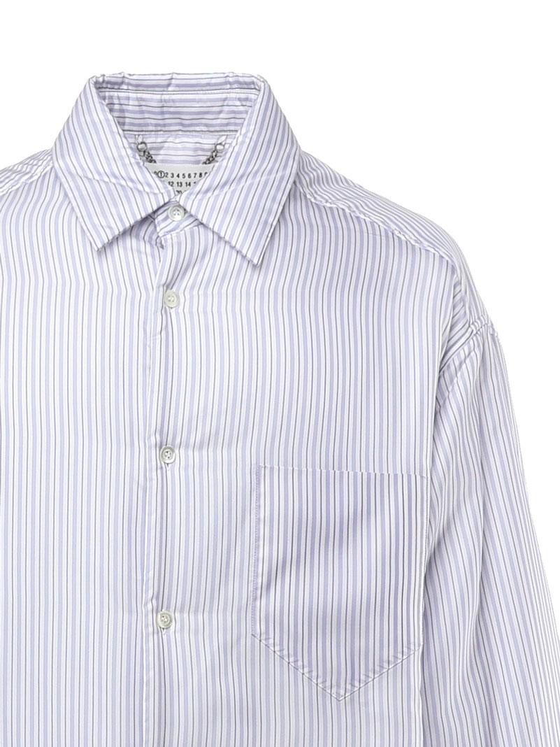 Camicia In Cupro A Righe Maison margiela оригінал – Купити в Україні – вид ззаду