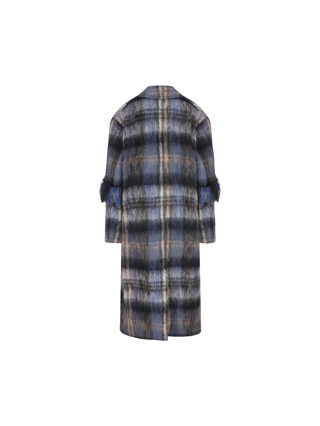 Оригінальна Coat In Mohair And Wool Blend Loewe – вид ззаду