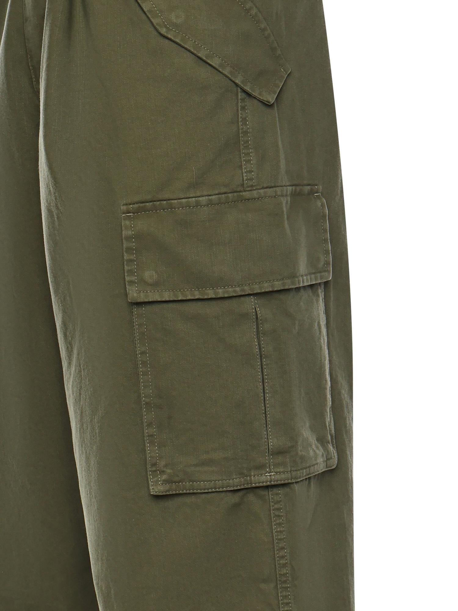 Pantaloni Cargo In Cotone Burberry оригінал – Купити в Україні – вид ззаду
