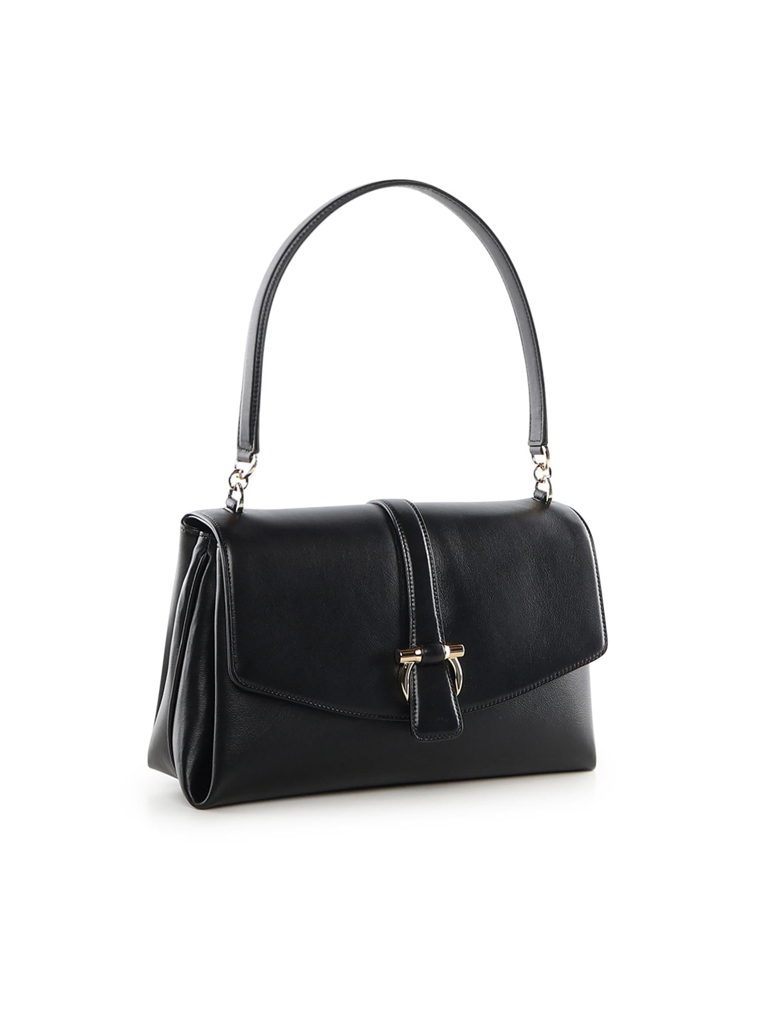 Borsa A Spalla In Pelle Salvatore ferragamo – Гарантія оригінальності – вид ззаду