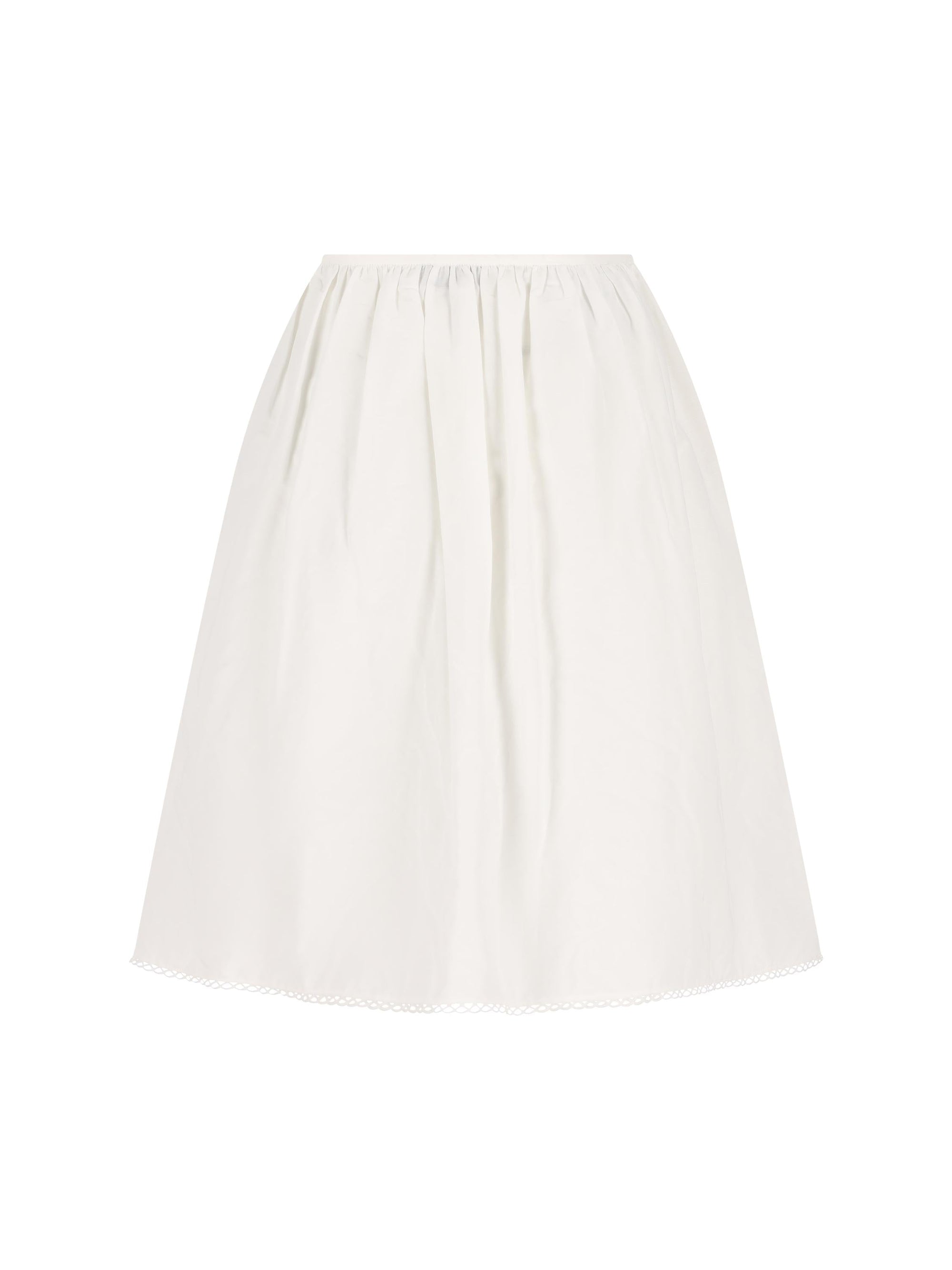 Cotton Blend Skirt Miu miu оригінал – Купити в Україні – вид ззаду