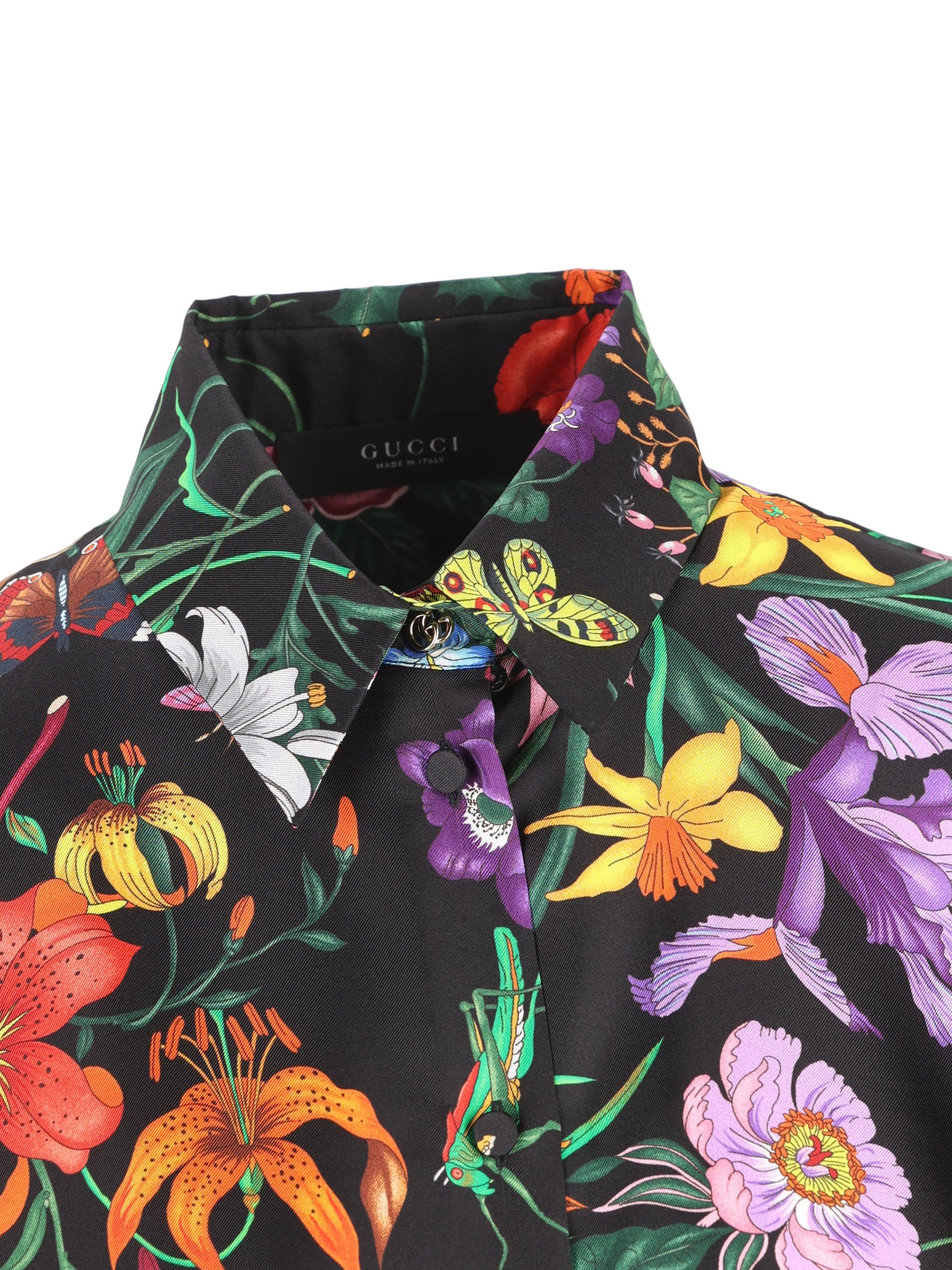 Silk Twill Shirt Gucci – Гарантія оригінальності – збільшений вид
