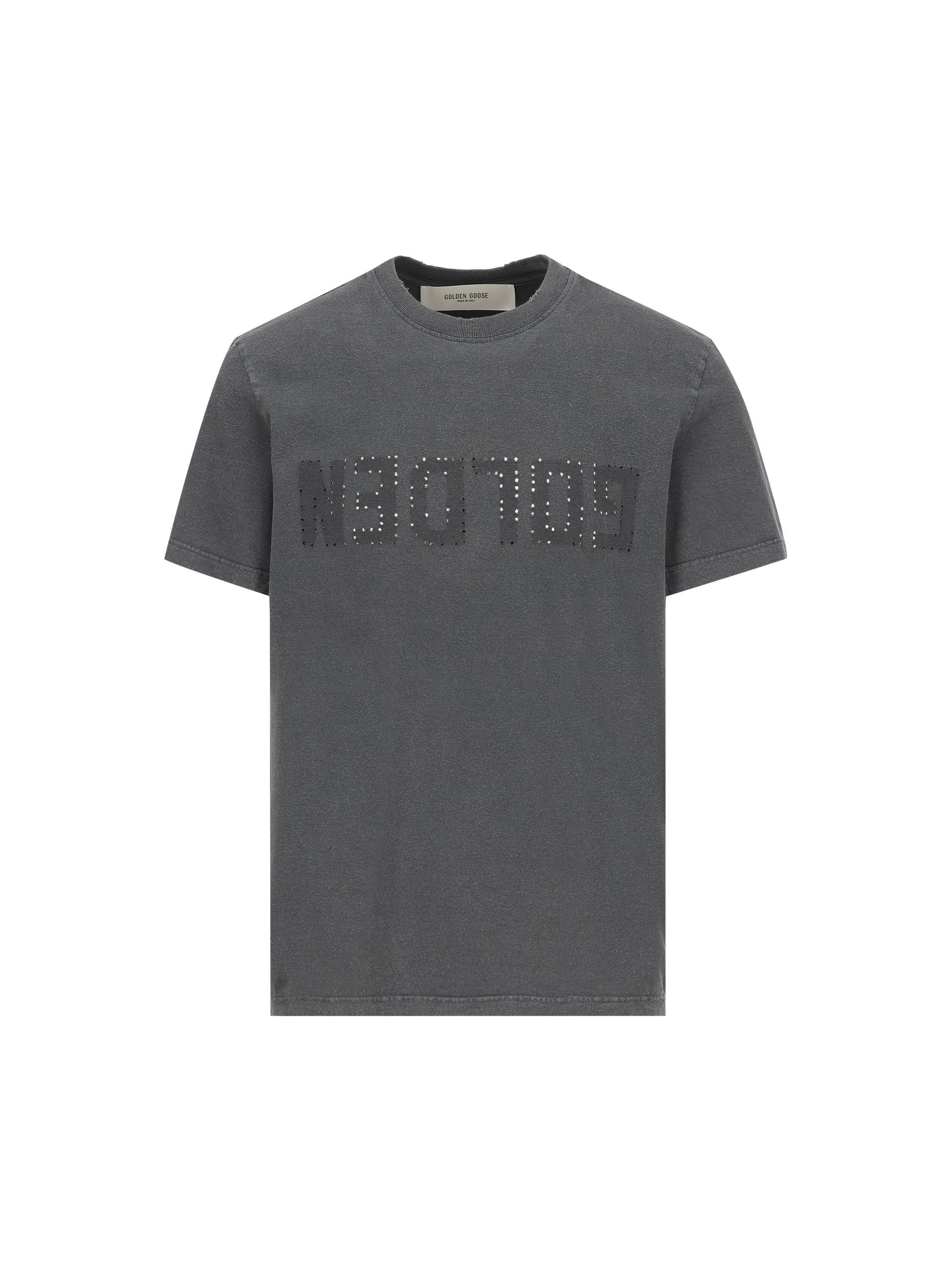 Оригінальна Cotton T Shirt Golden goose – боковий вид