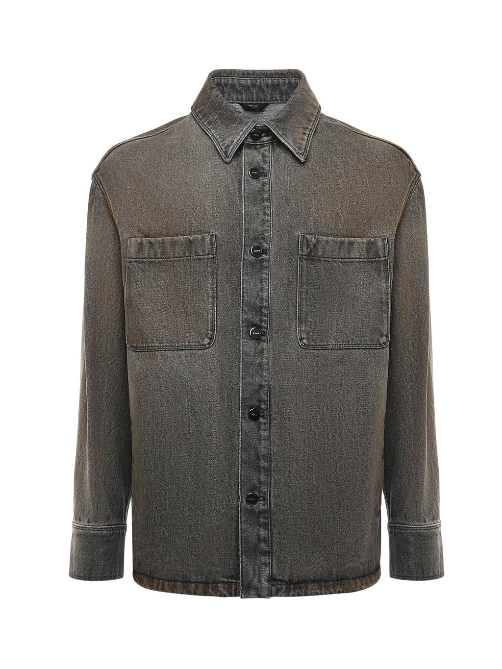 Camicia Jeans Sovratinta Fendi – Гарантія оригінальності – боковий вид