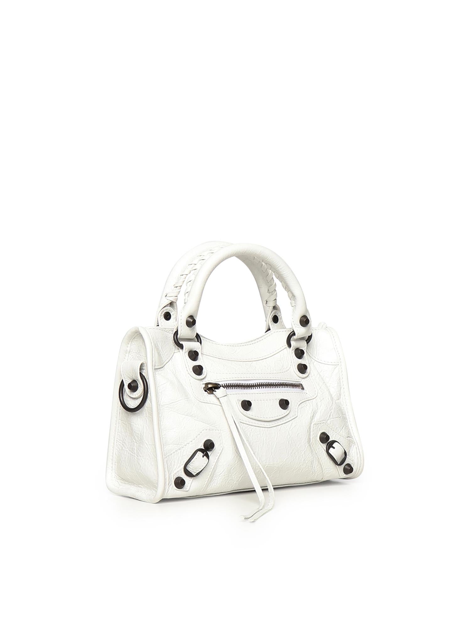 Borsa Le City Mini In Pelle DI Agnello Arena Balenciaga оригінал – Купити в Україні – вид ззаду