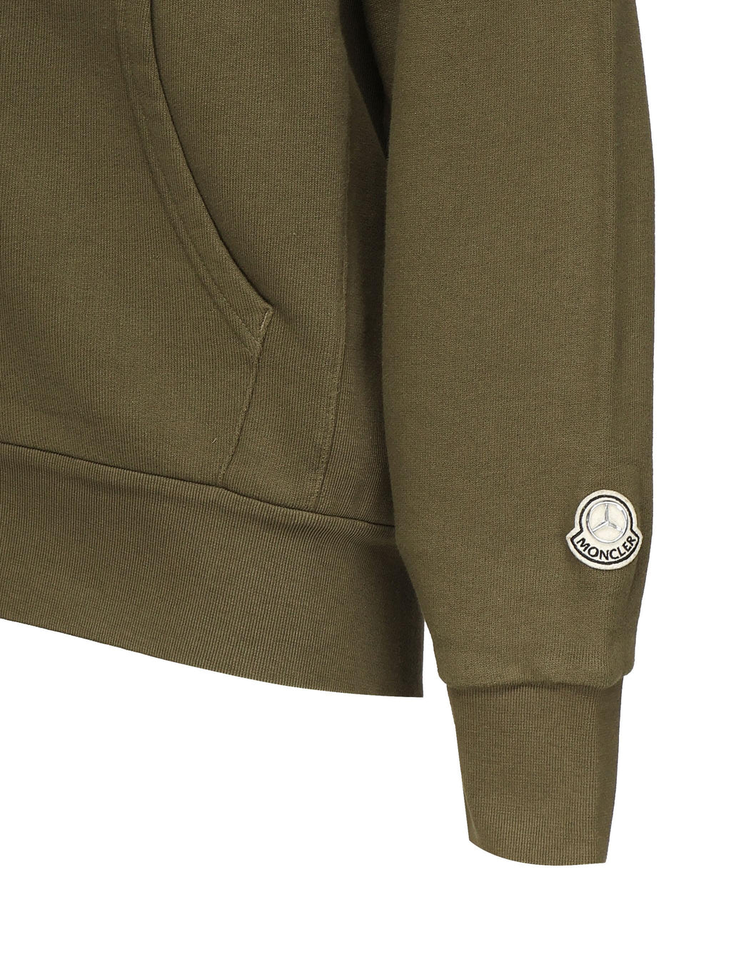 Felpa Logo Con Cappuccio Moncler оригінал – Купити в Україні – вид ззаду