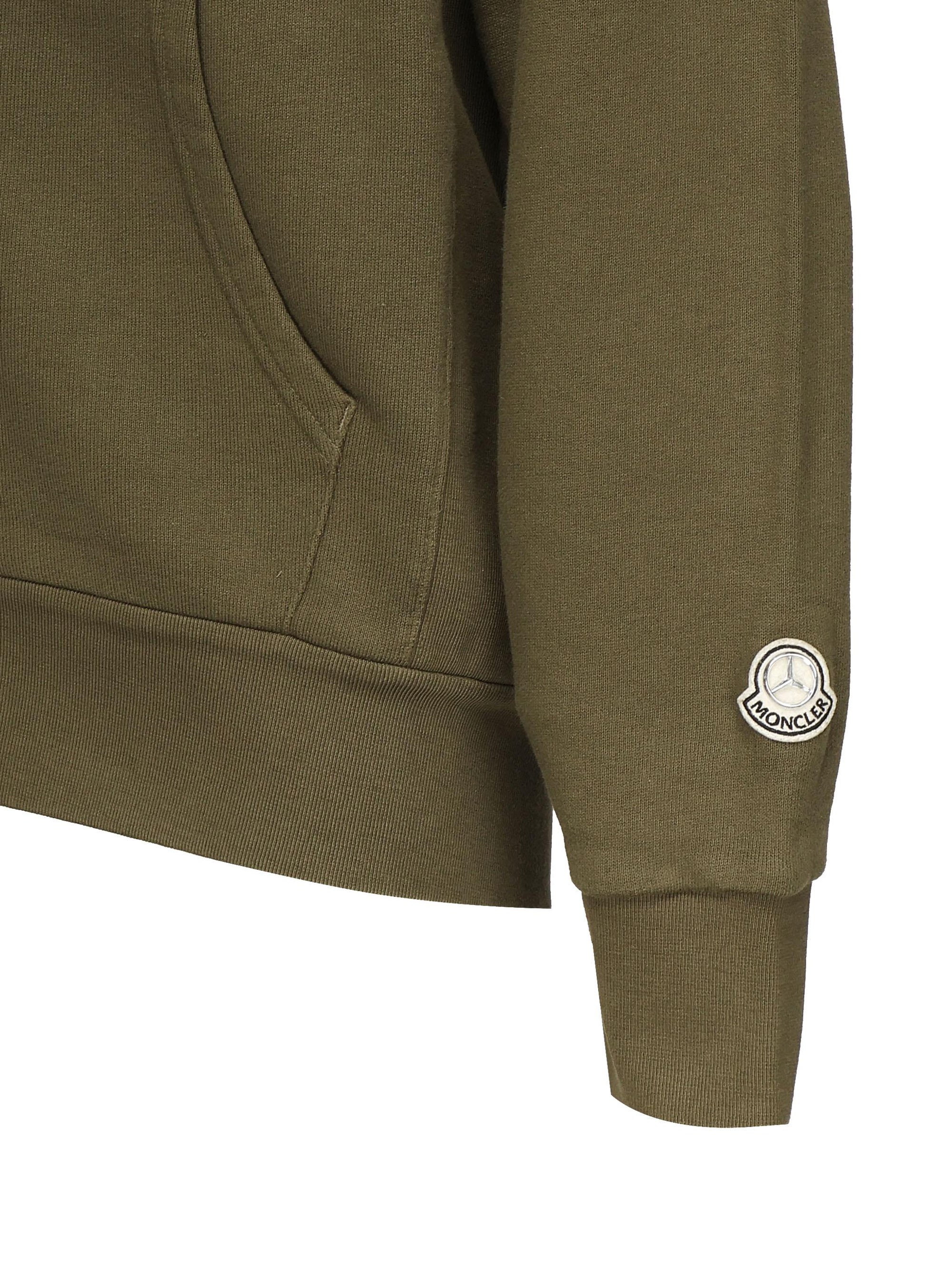 Felpa Logo Con Cappuccio Moncler оригінал – Купити в Україні – вид ззаду