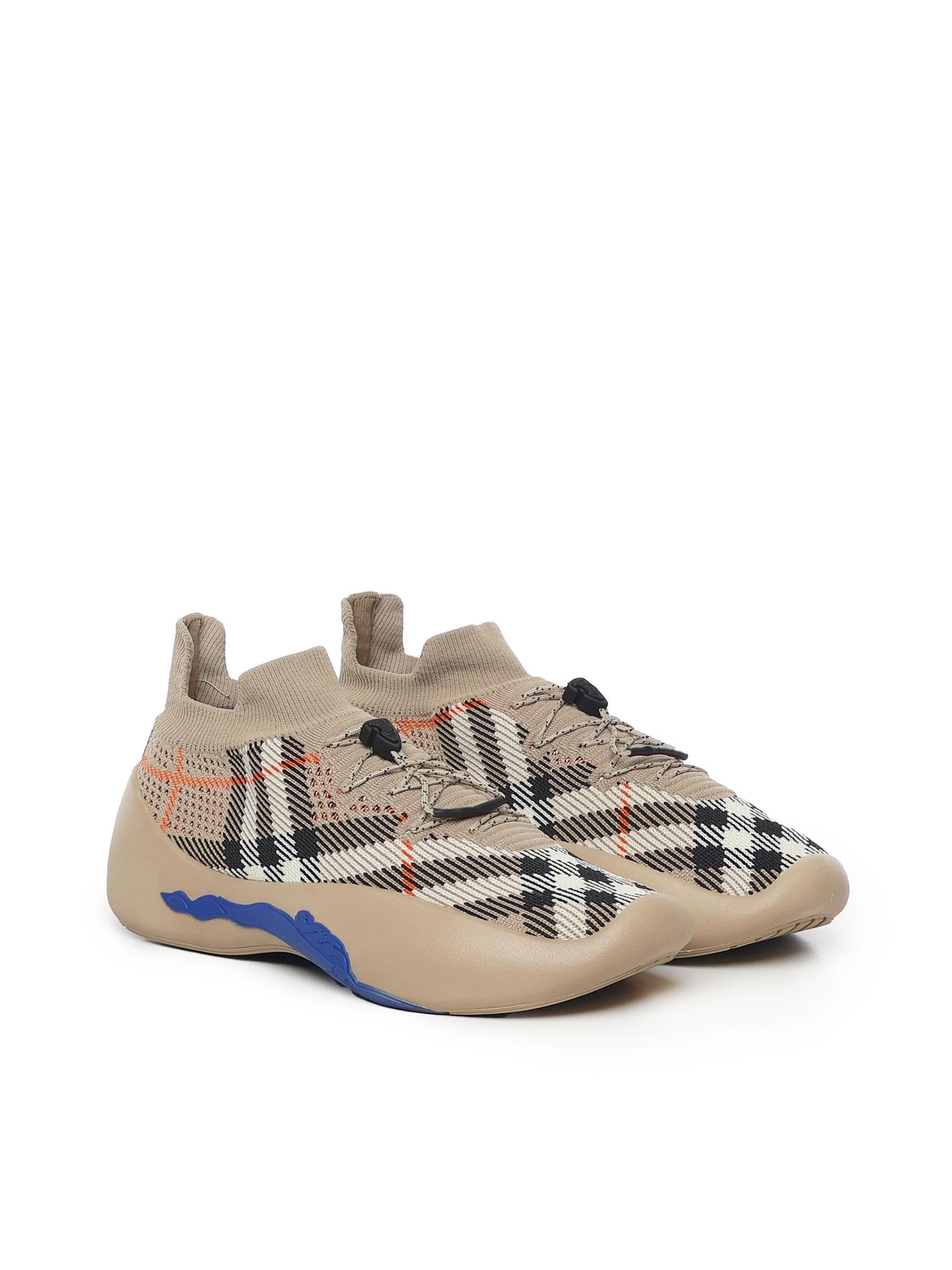 Sneakers Neptune Vintage Check Burberry оригінал – Купити в Україні – вид ззаду