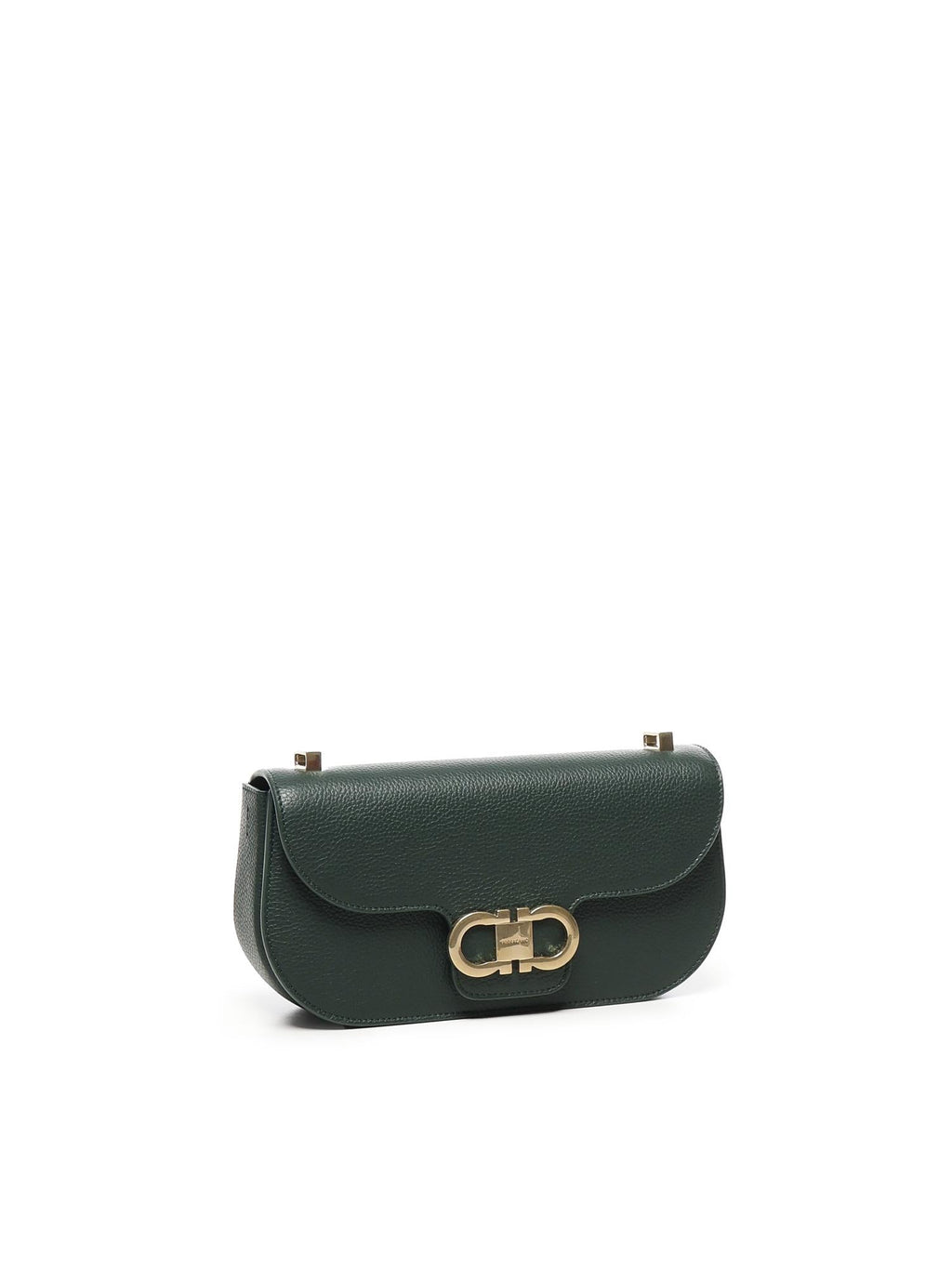 Mini Bag A Tracolla Double Gancini Salvatore ferragamo оригінал – Купити в Україні – вид ззаду