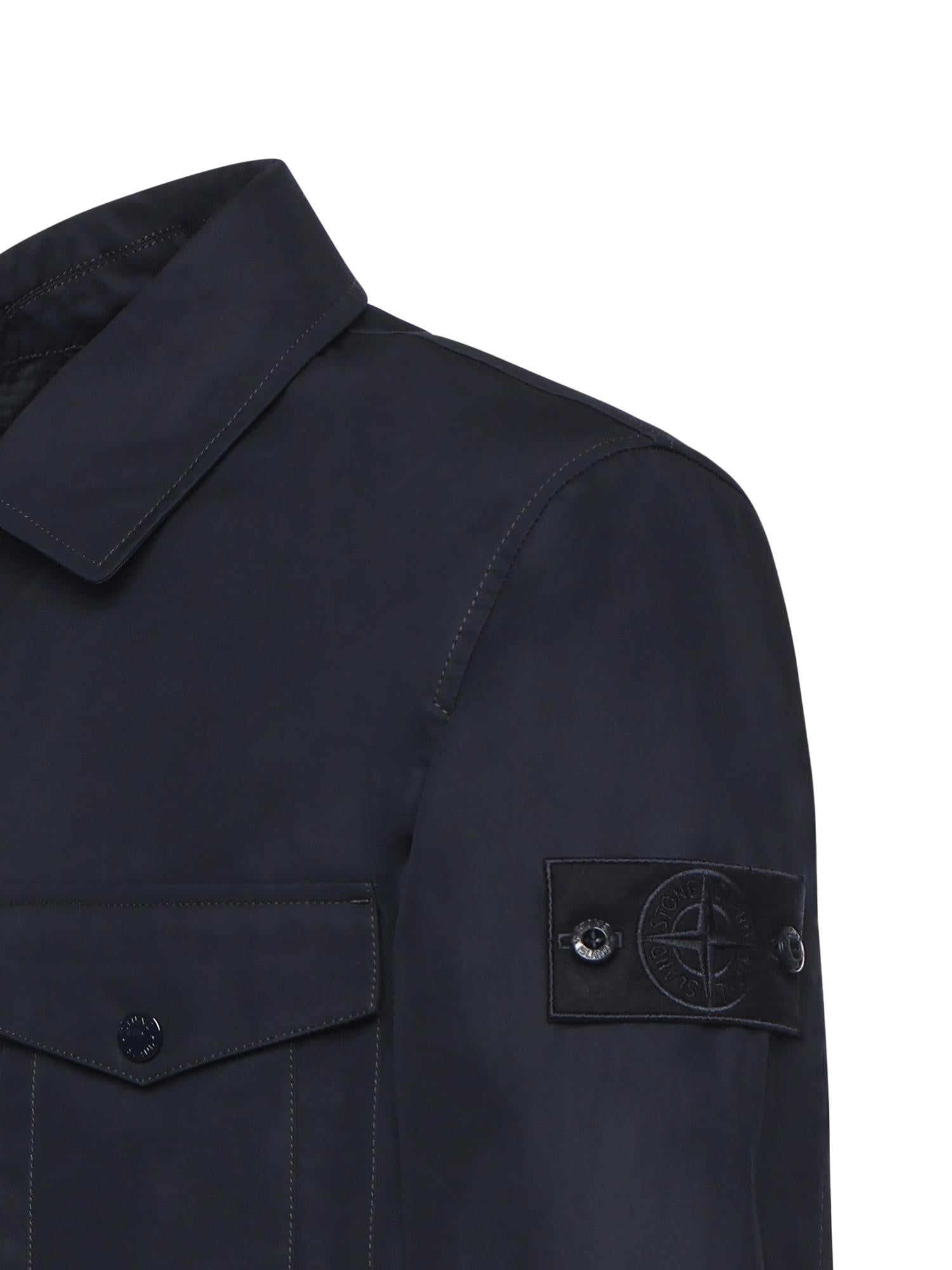Overshirt In Cotone Stone island оригінал – Купити в Україні – вид ззаду