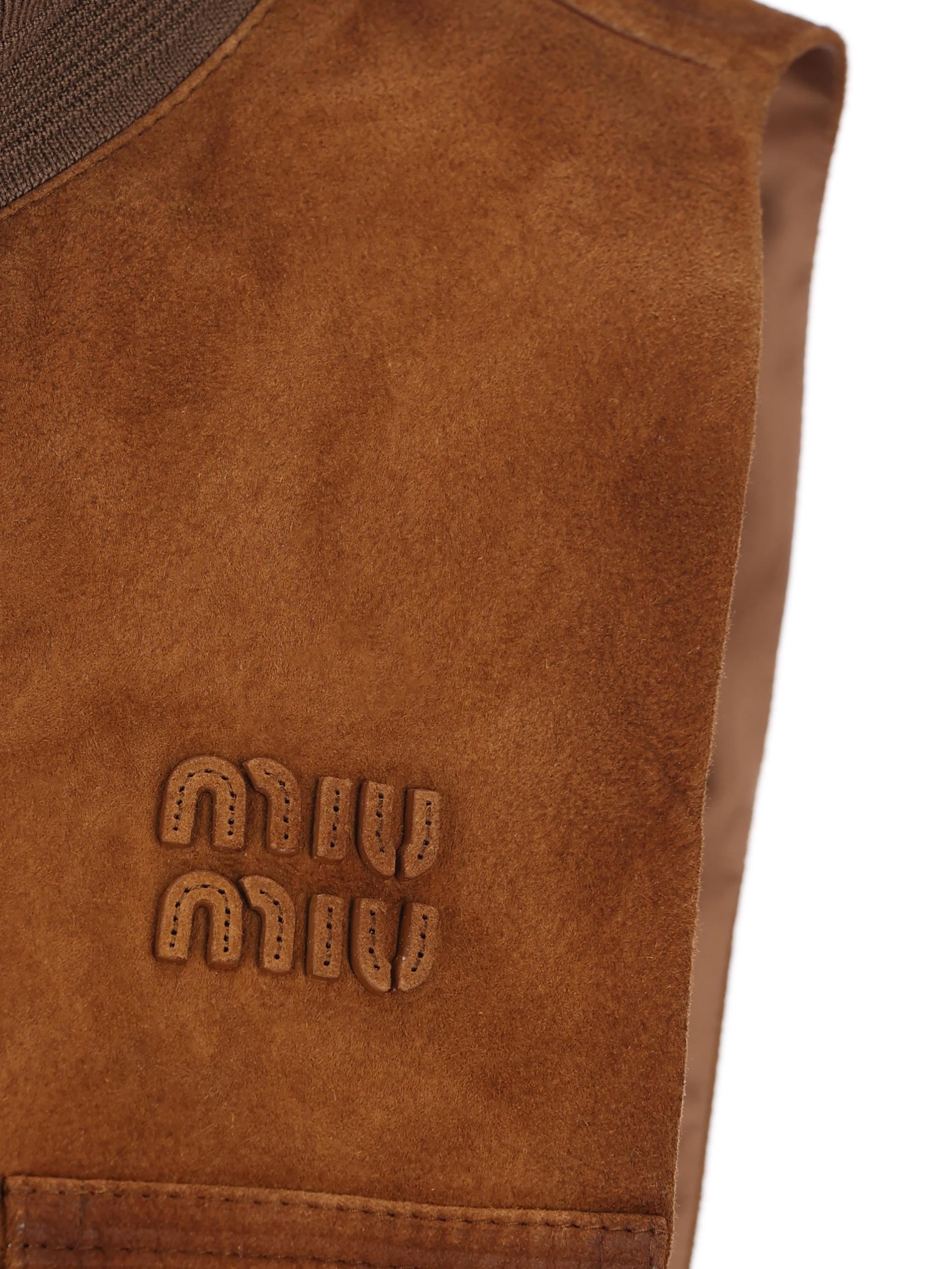 Suede Leather Gilet Miu miu оригінал – Купити в Україні – детальний вид