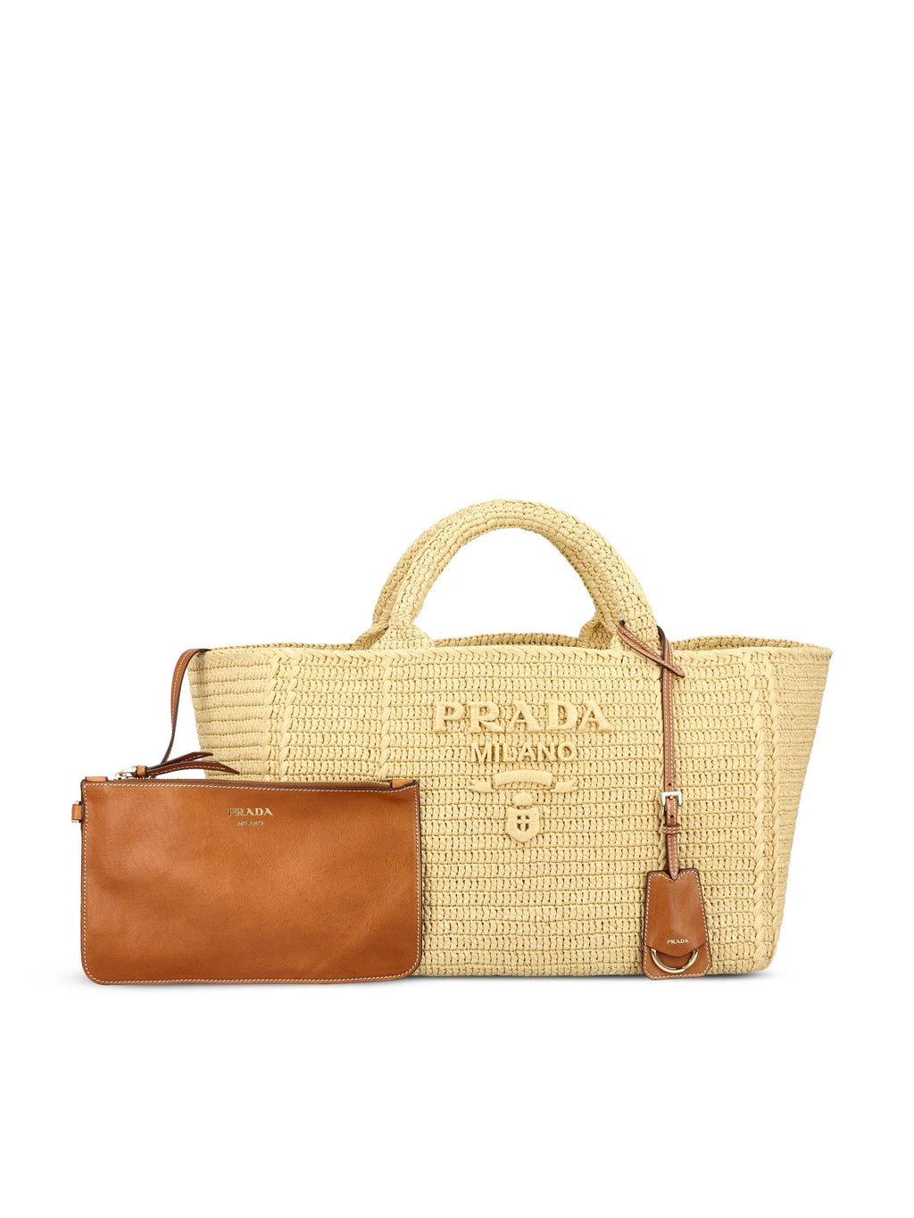 Large Crochet Shopping Bag Prada оригінал – Купити в Україні – боковий вид