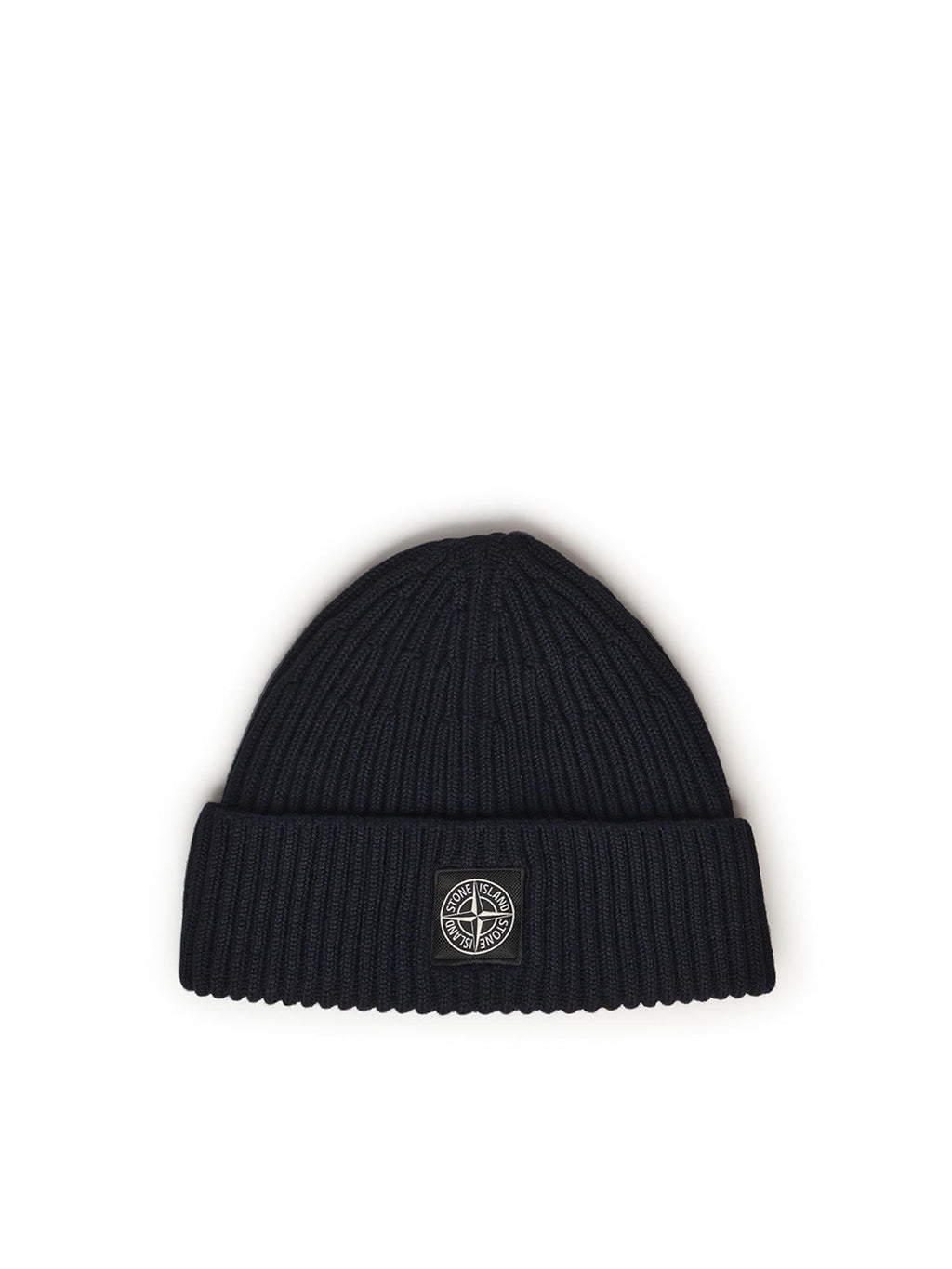 Оригінальна Beanie Con Patch Logo Compass Stone island – боковий вид