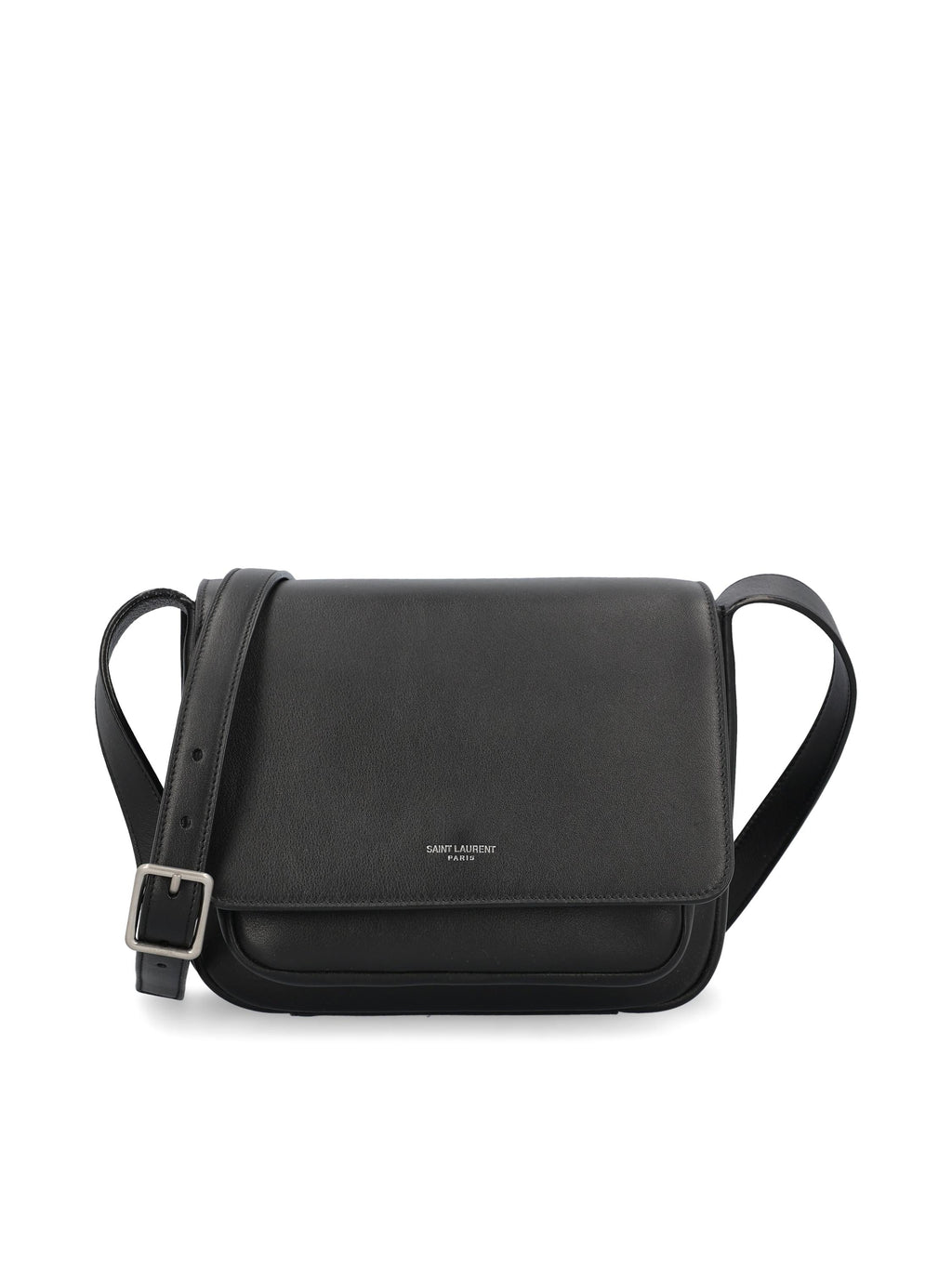 Small Messenger Bag In Leather Saint laurent – Гарантія оригінальності – боковий вид