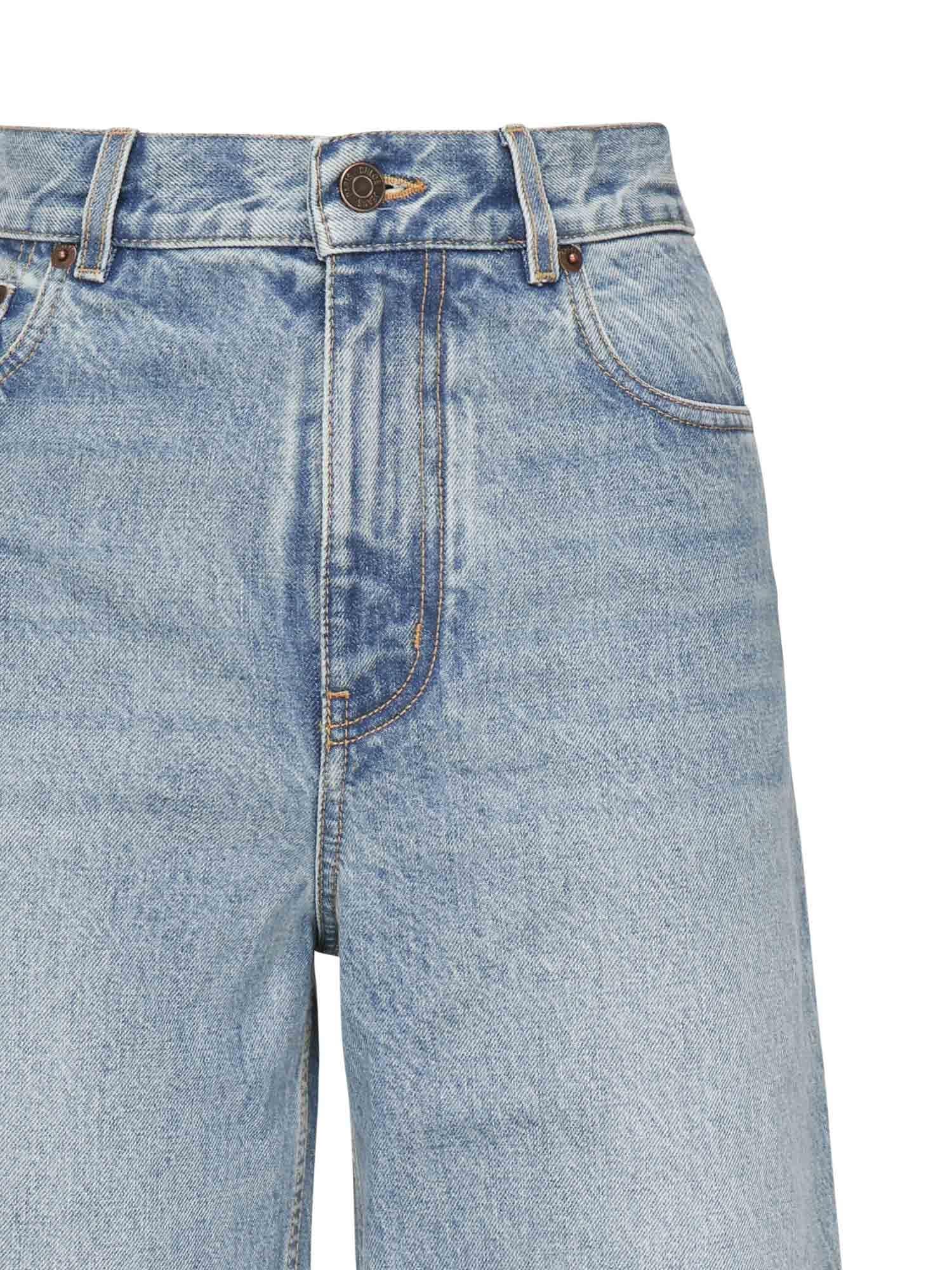 Jeans Cropped In Denim Chloe – Гарантія оригінальності – вид ззаду