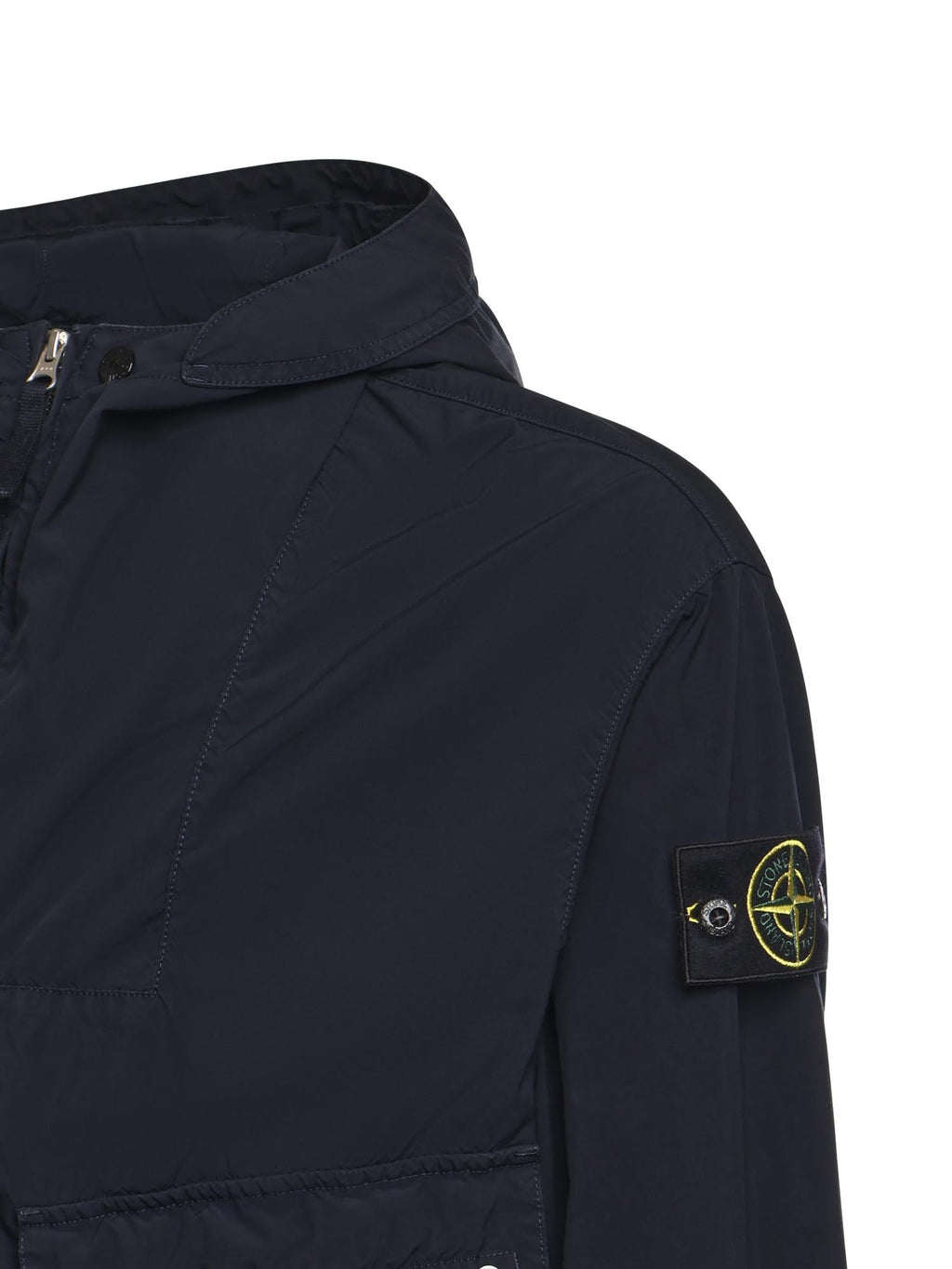 Giacca Con Cappuccio E Logo Stone island оригінал – Купити в Україні – вид ззаду
