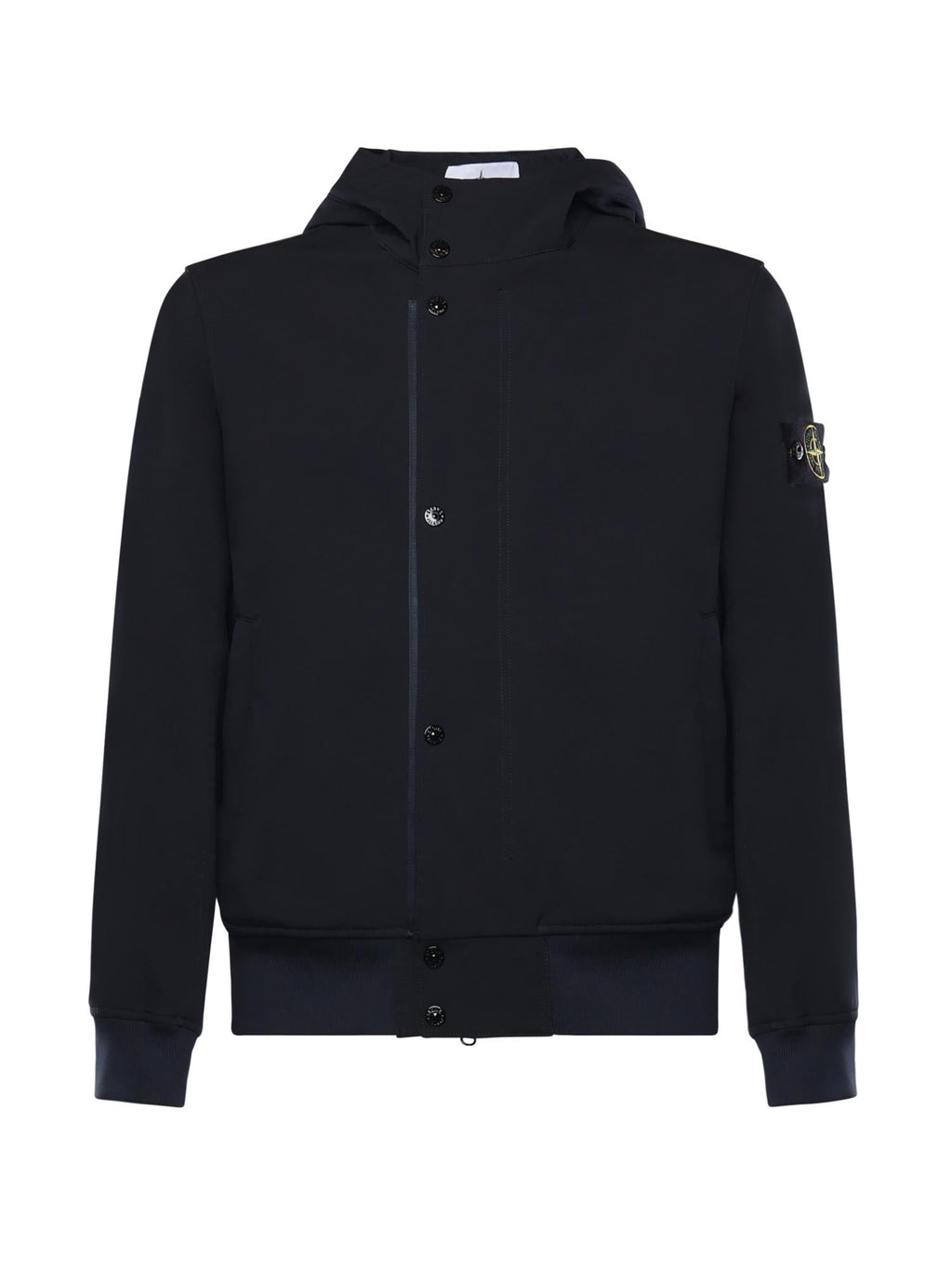 Оригінальна Giacca Antigoccia In Reps DI Nylon Con Logo Stone island – боковий вид