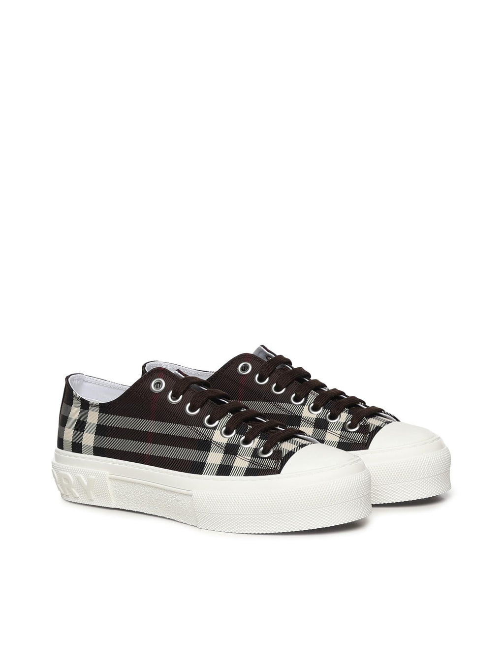 Sneaker Check Burberry – Гарантія оригінальності – вид ззаду
