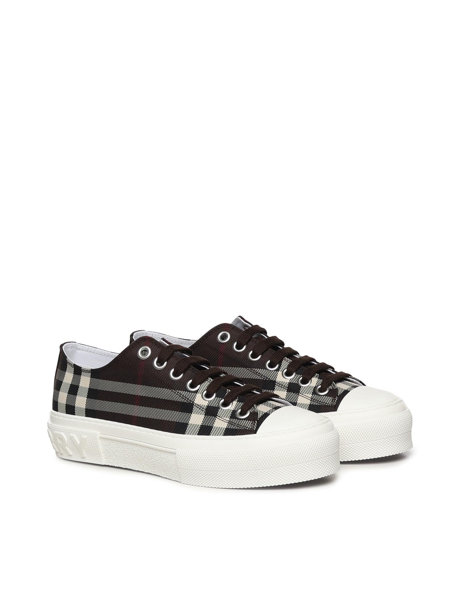 Sneaker Check Burberry – Гарантія оригінальності – вид ззаду